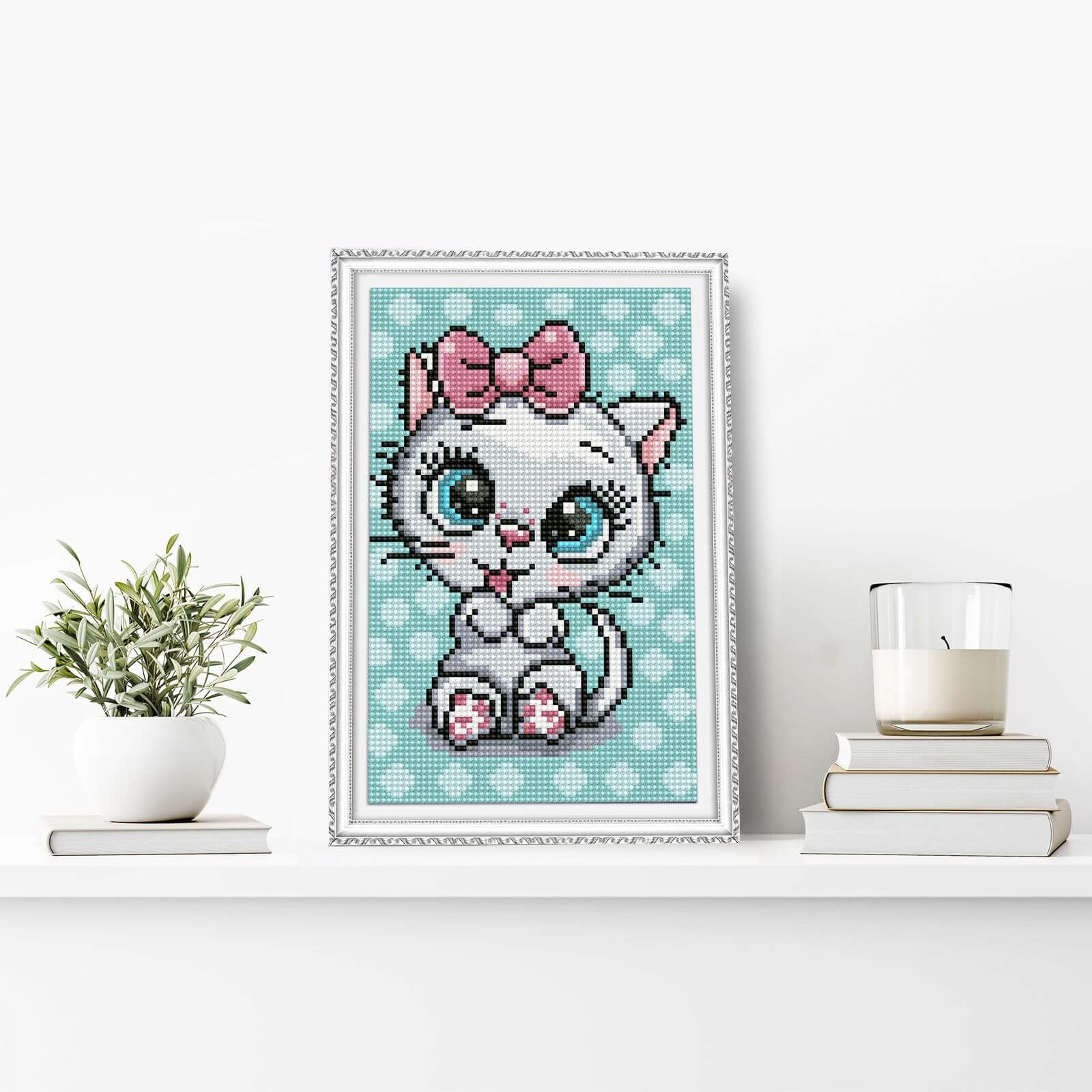 5D Diamond Painting 20x30 cm | Cute Kitten (LC040e) – Diamond painting | Varvikas.Shop