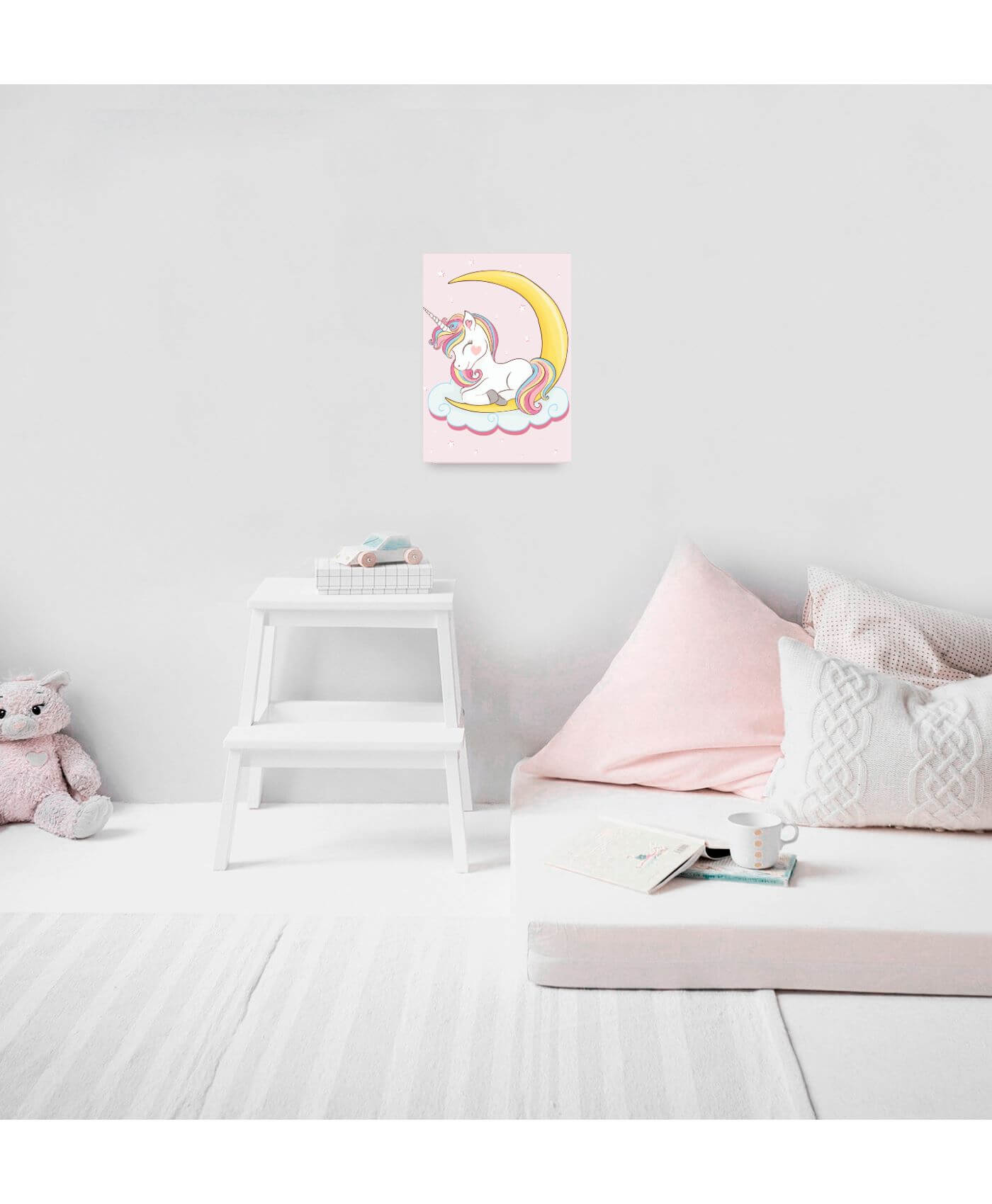 5D Diamond Painting 20x30 cm | Dreaming Baby Unicorn (LC026e) – Diamond painting | Varvikas.Shop