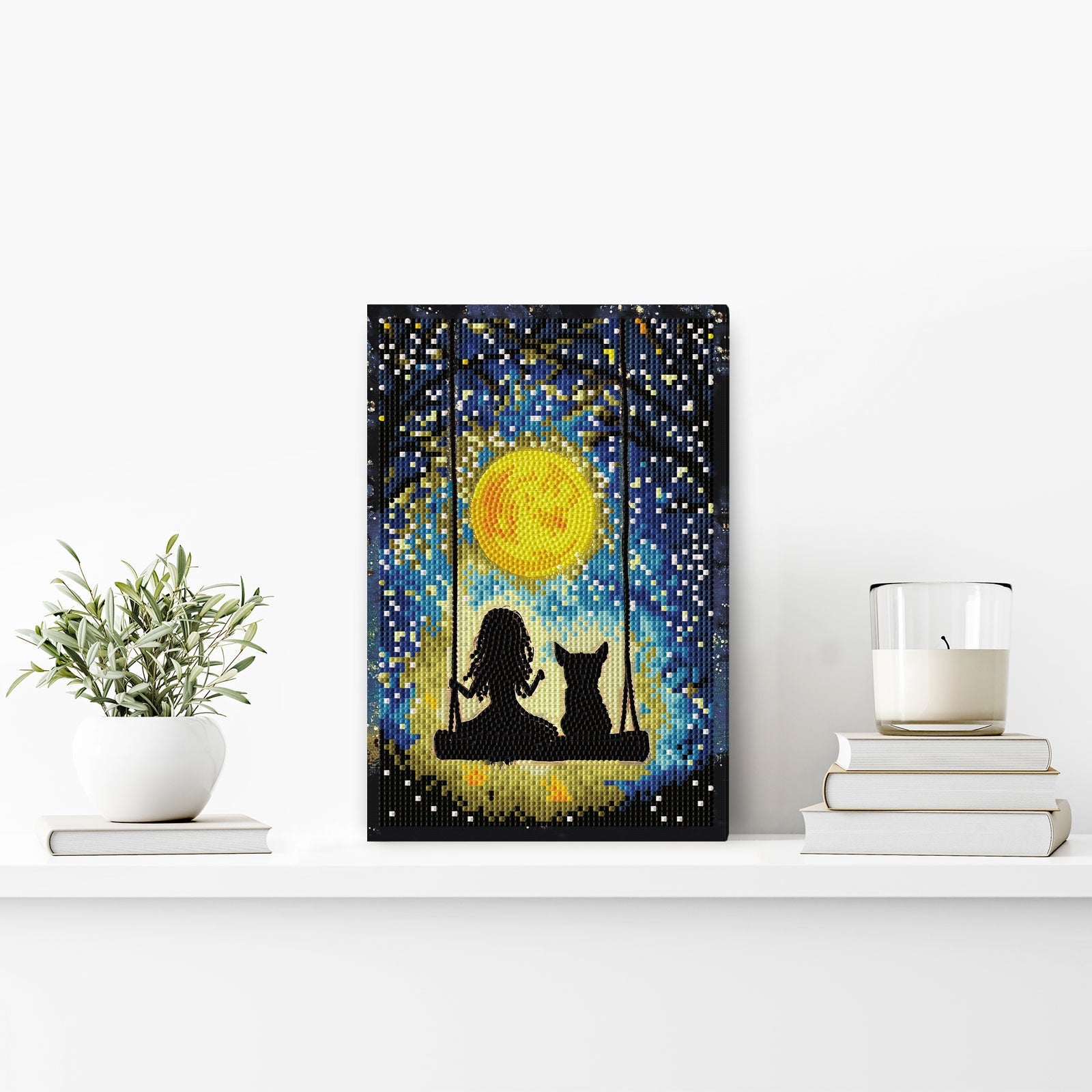 5D Diamond Painting 20x30 cm | Dreams Beneath the Moon (LC062e) – Diamond painting | Varvikas.Shop