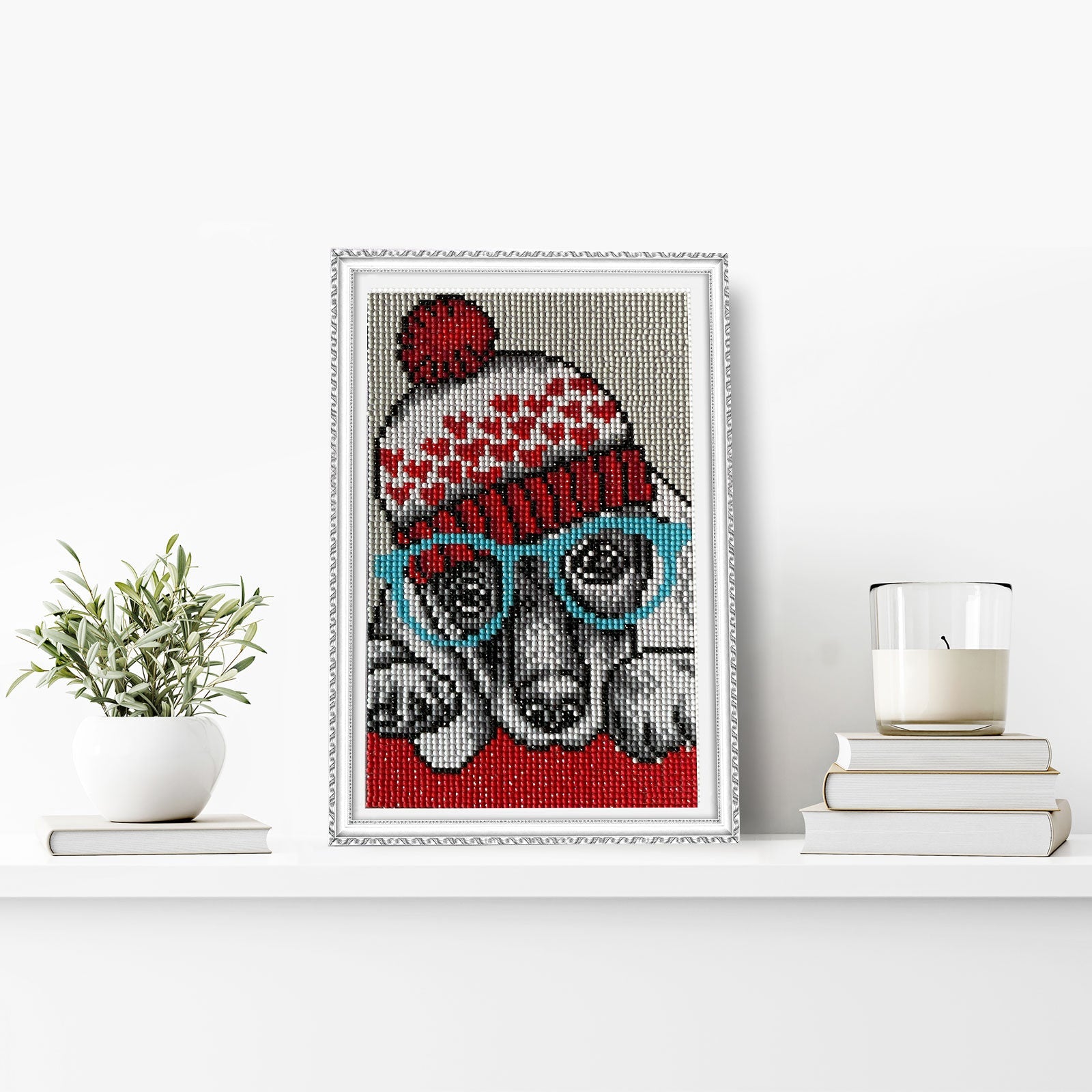 5D Diamond Painting 20x30 cm | Fashionable Dog (LC008e) – Diamond painting | Varvikas.Shop