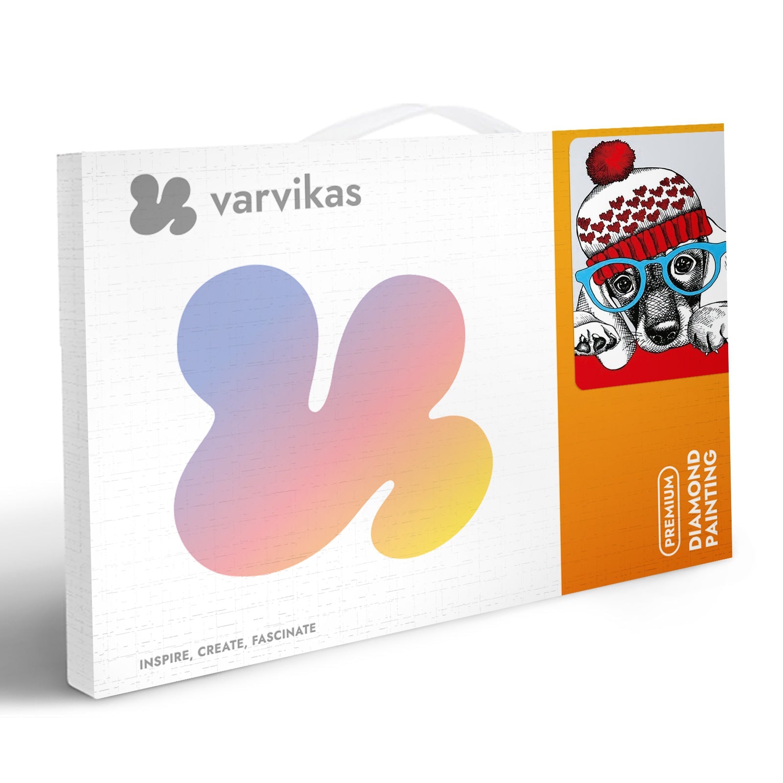 5D Diamond Painting 20x30 cm | Fashionable Dog (LC008e) – Diamond painting | Varvikas.Shop