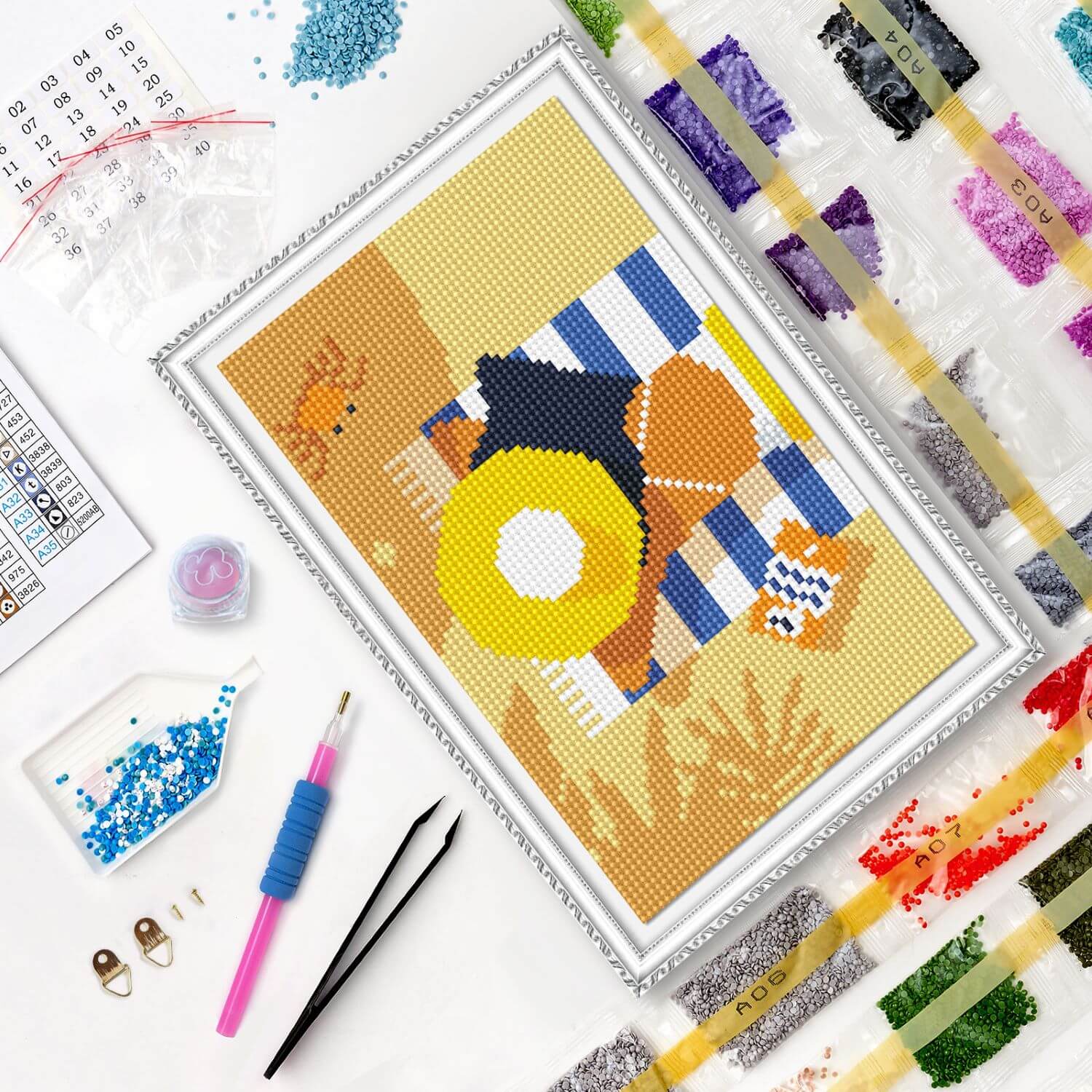 5D Diamond Painting 20x30 cm | Relax (LC057e) – Diamond painting | Varvikas.Shop