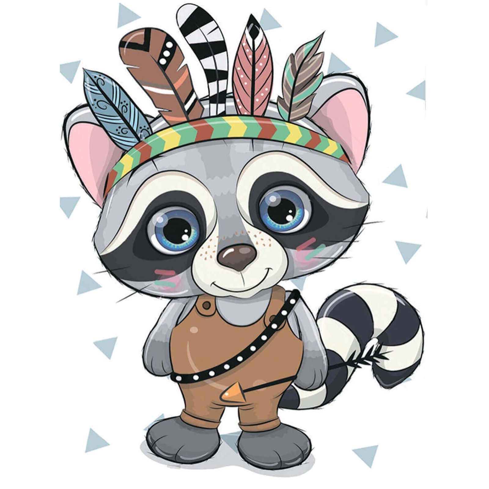 5D Diamond Painting 20x30 cm | The Indian (LC033e) – Diamond painting | Varvikas.Shop