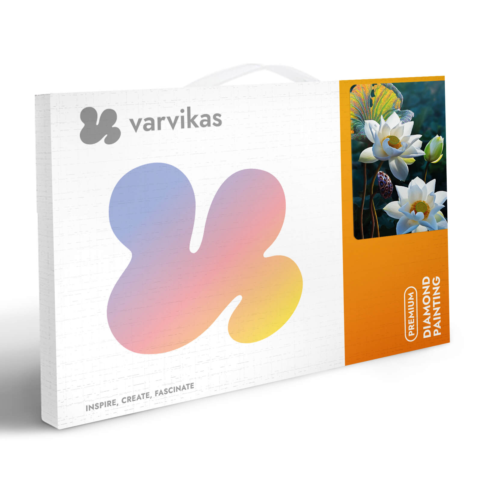 5D Diamond Painting 20x30 cm | The Tenderness of the Lotus (LC051e) – Diamond painting | Varvikas.Shop