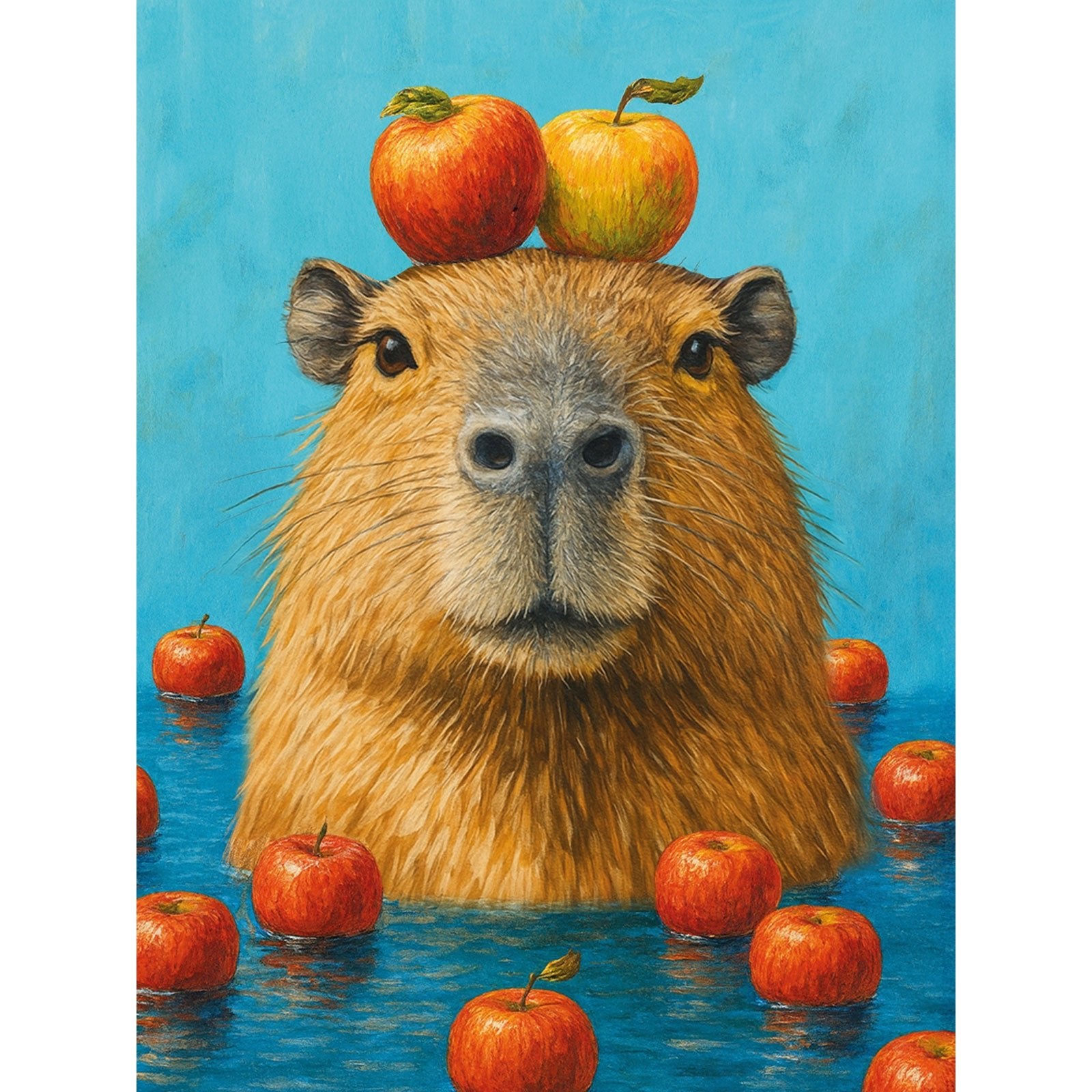 5D Diamond Painting 30×40 cm, Capybara (LE170e) – Diamond painting | Varvikas.Shop