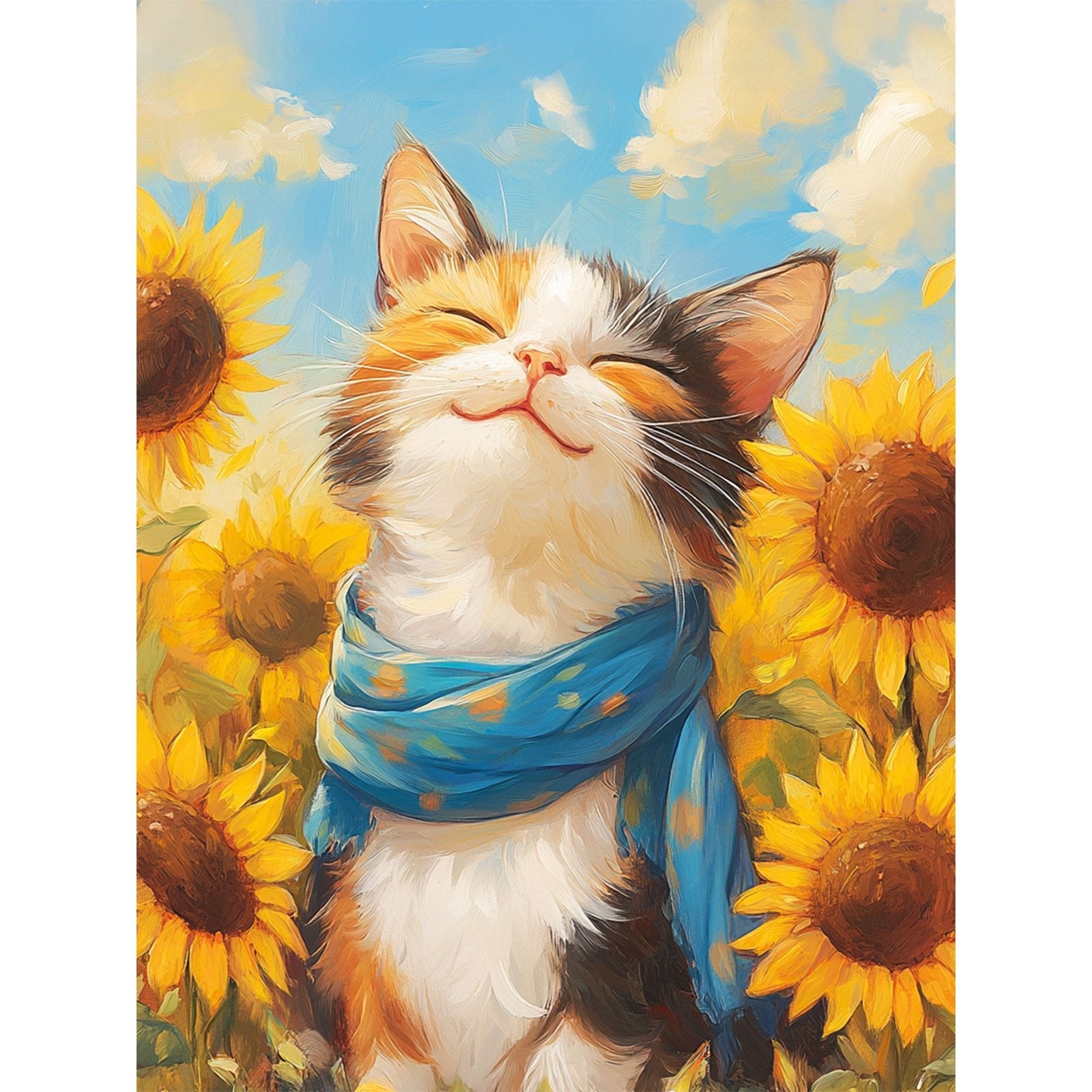 5D Diamond Painting 30×40 cm, Summer Purr (LE171e) – Diamond painting | Varvikas.Shop