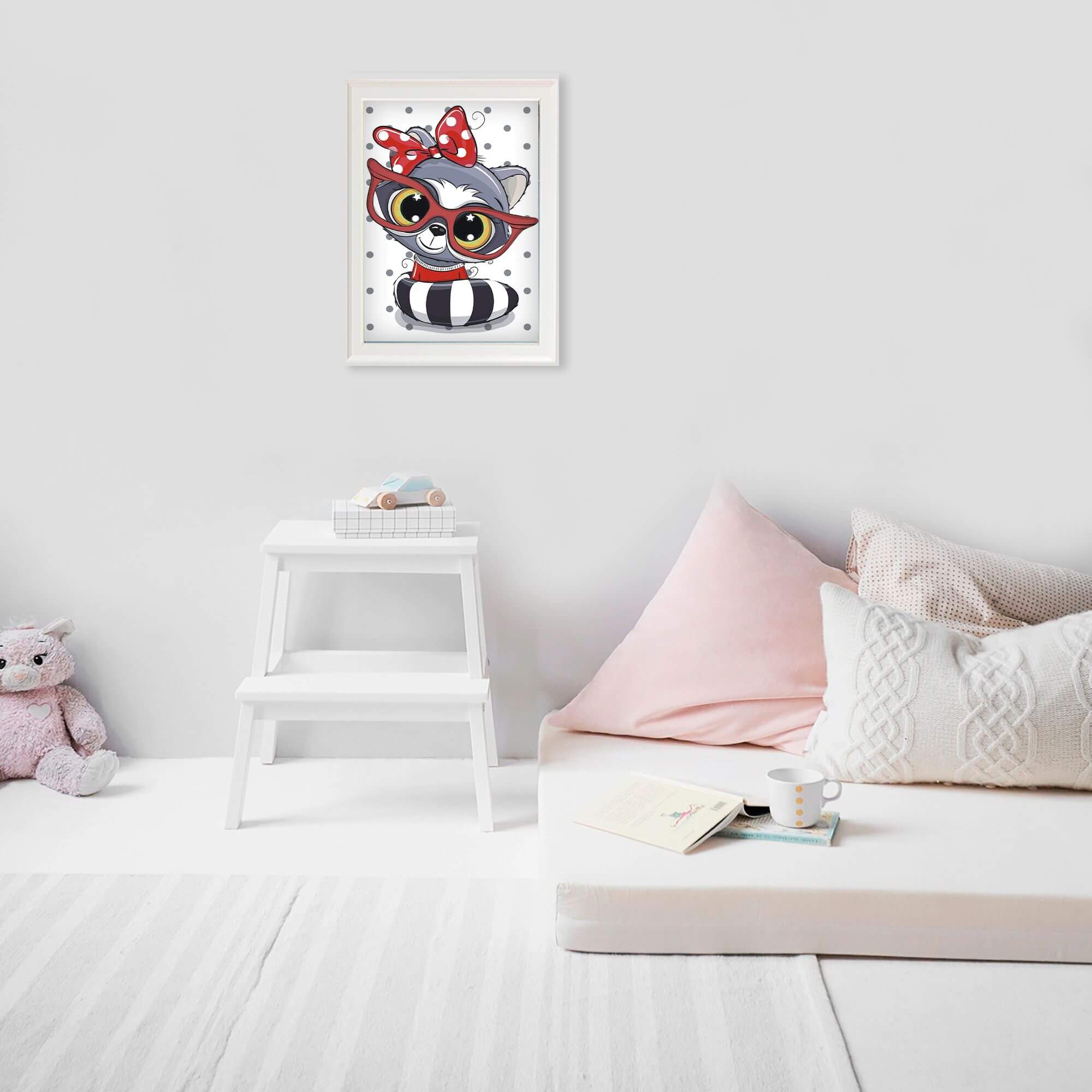 5D Diamond Painting 30x40 cm | Baby Raccoon (LE104e) – Diamond painting | Varvikas.Shop