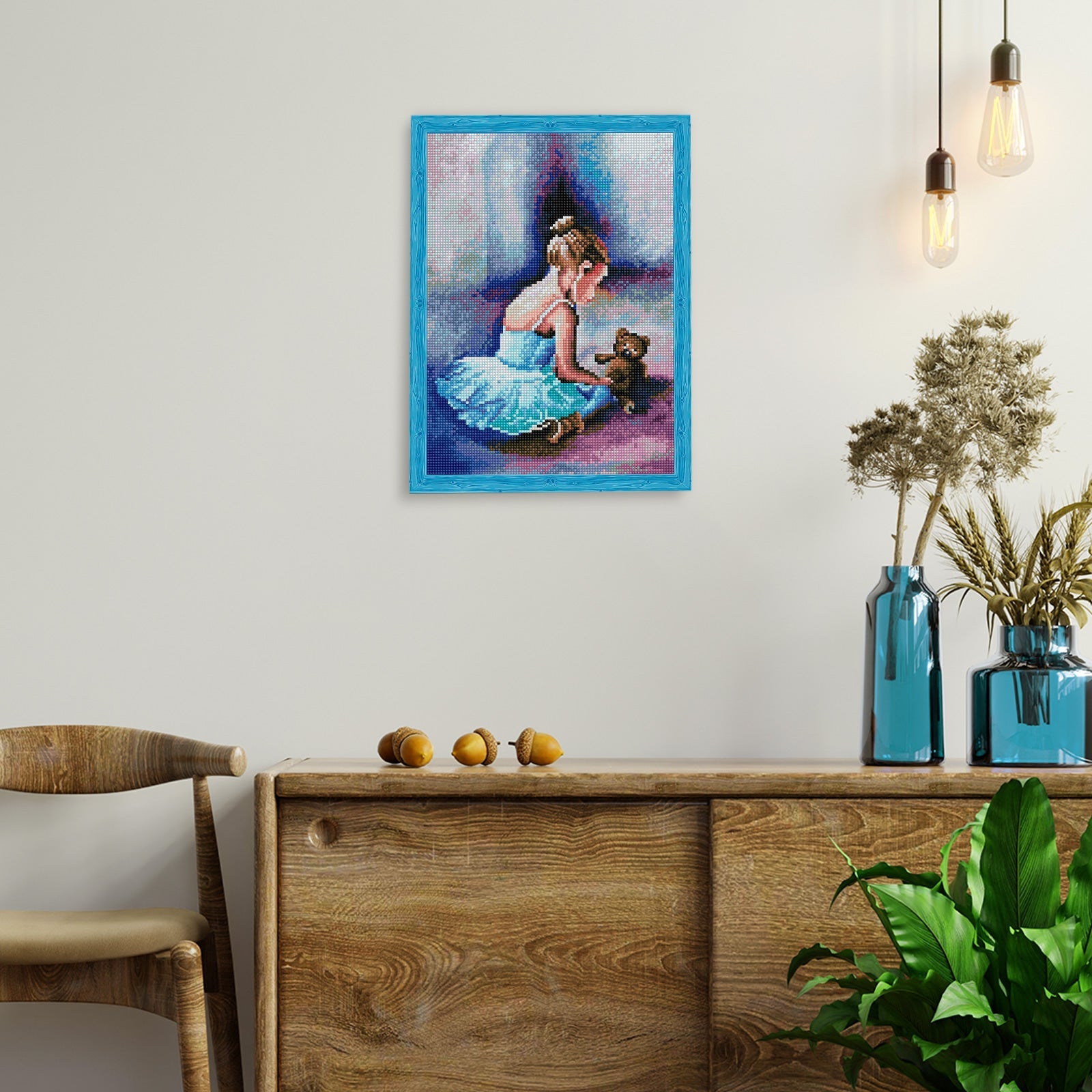 5D Diamond Painting 30x40 cm | Ballerina. The first steps (LE037e) – Diamond painting | Varvikas.Shop