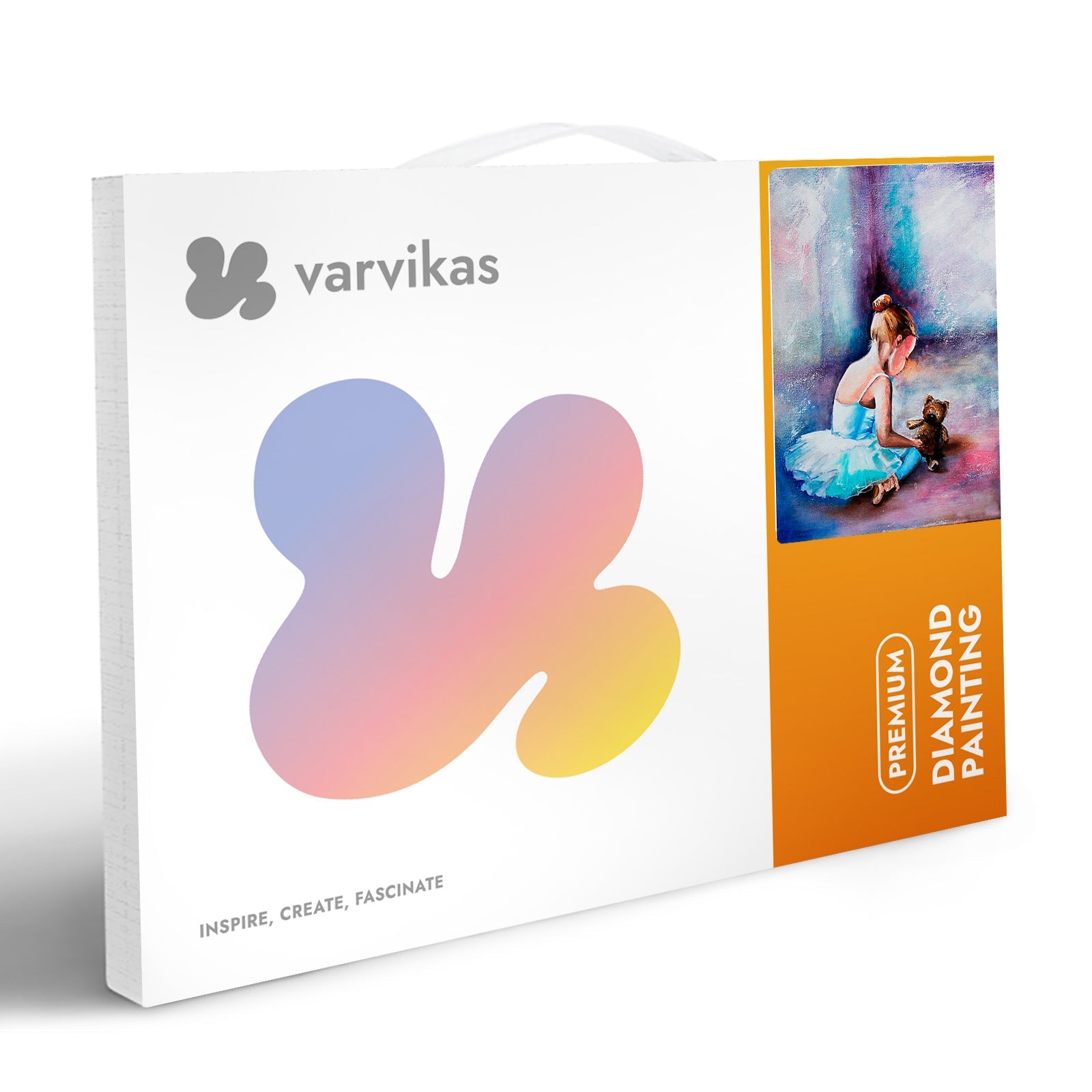 5D Diamond Painting 30x40 cm | Ballerina. The first steps (LE037e) – Diamond painting | Varvikas.Shop