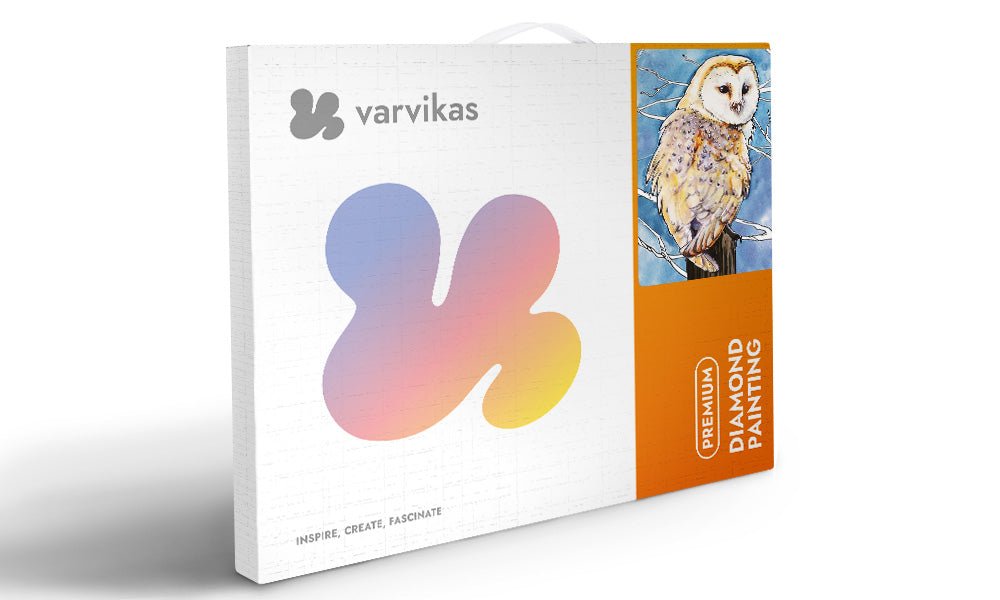 5D Diamond Painting 30x40 cm | Barn Owl (LE120e) – Diamond painting | Varvikas.Shop
