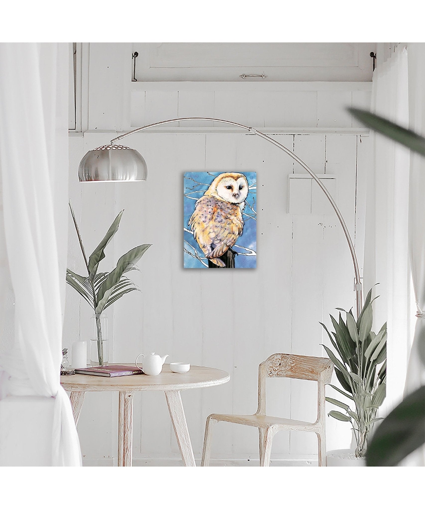 5D Diamond Painting 30x40 cm | Barn Owl (LE120e) – Diamond painting | Varvikas.Shop