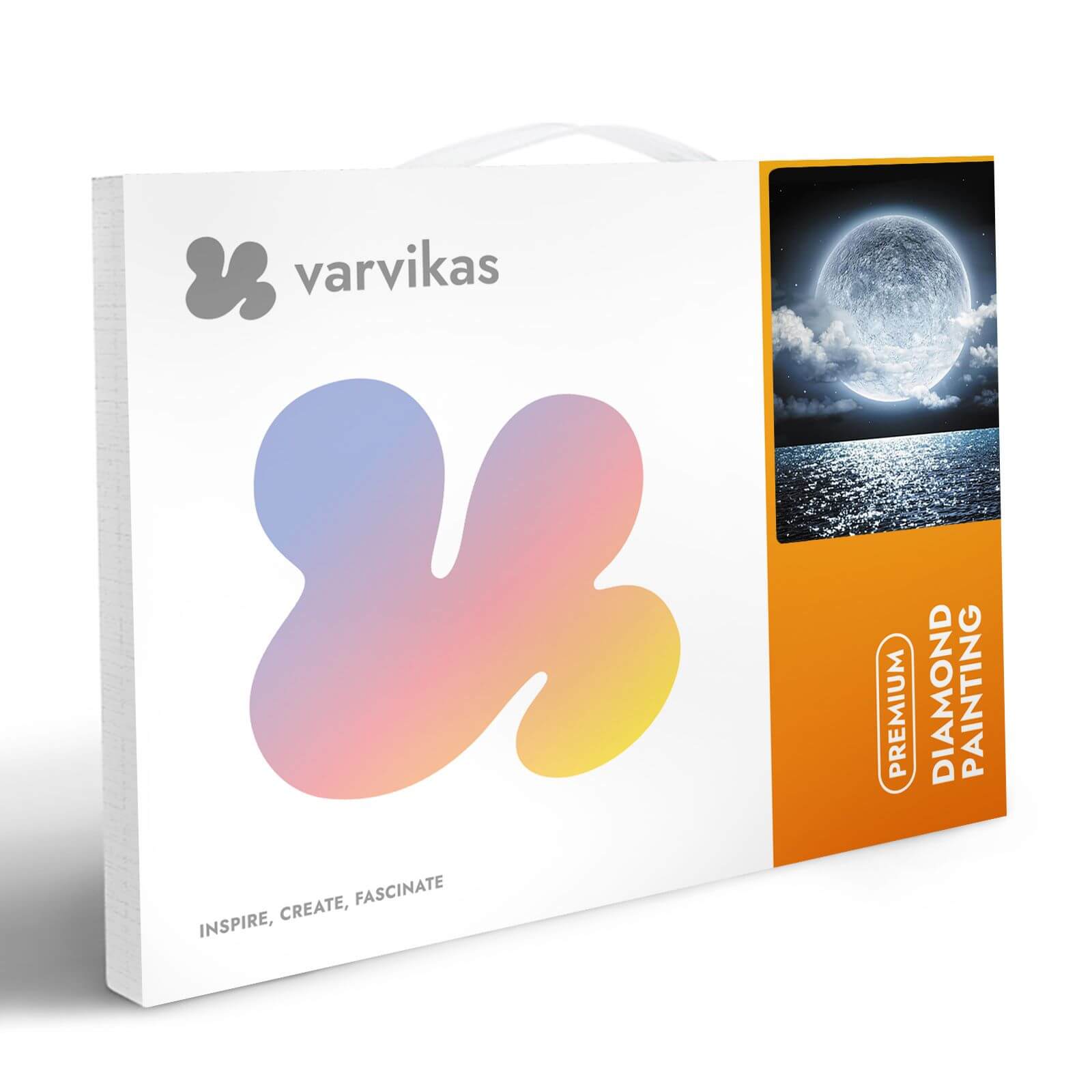 5D Diamond Painting 30x40 cm | Charming full moon (LE132e) – Diamond painting | Varvikas.Shop