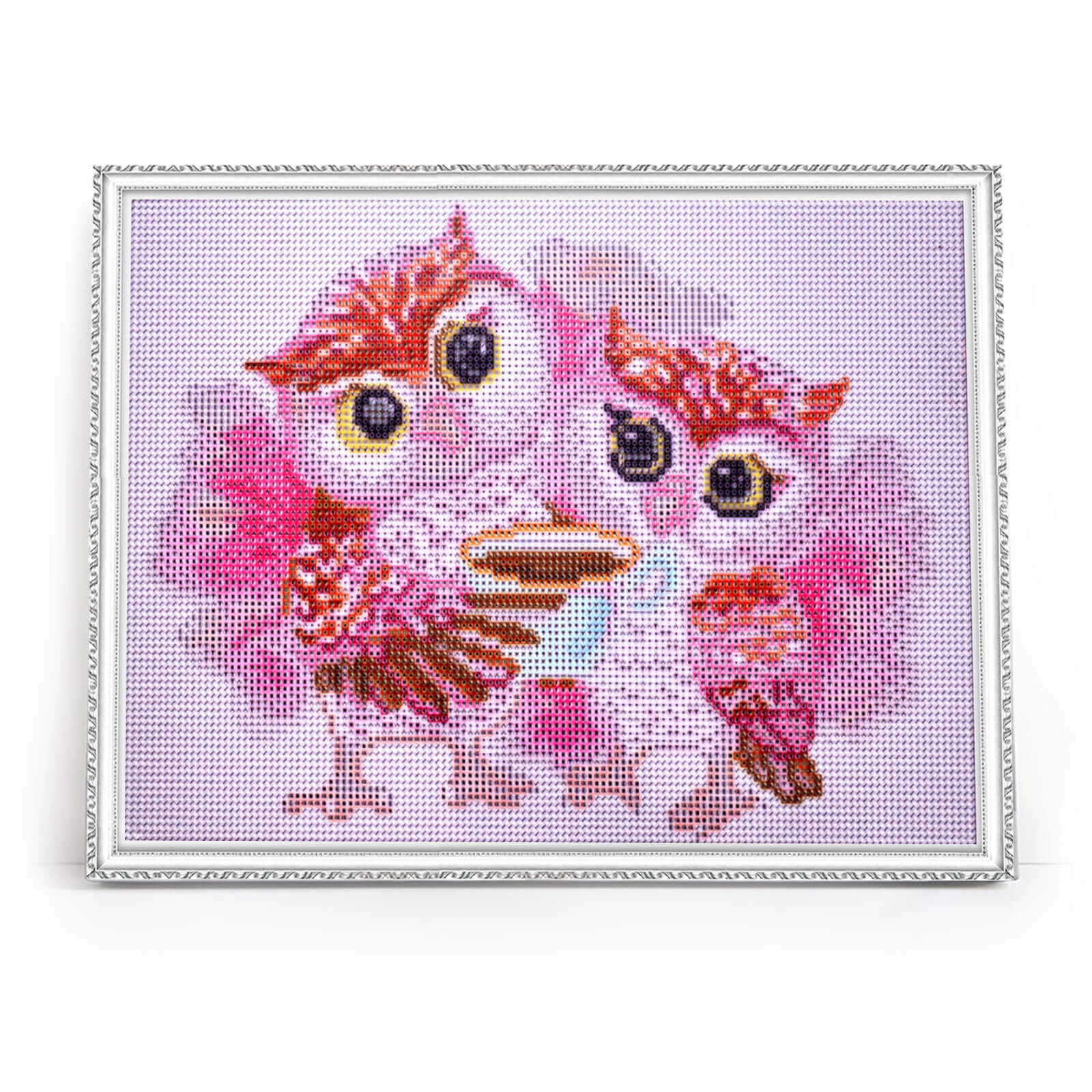 5D Diamond Painting 30x40 cm | Cute Owls (LE121e) – Diamond painting | Varvikas.Shop