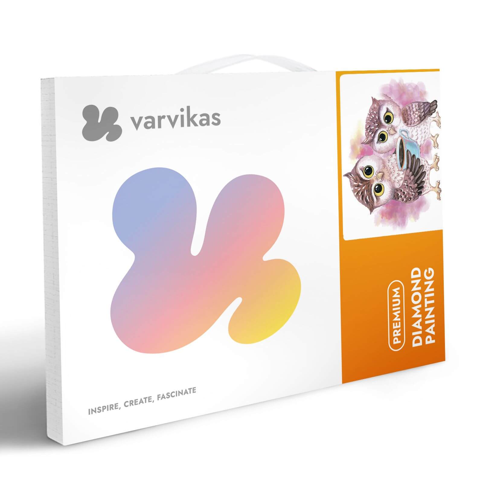 5D Diamond Painting 30x40 cm | Cute Owls (LE121e) – Diamond painting | Varvikas.Shop