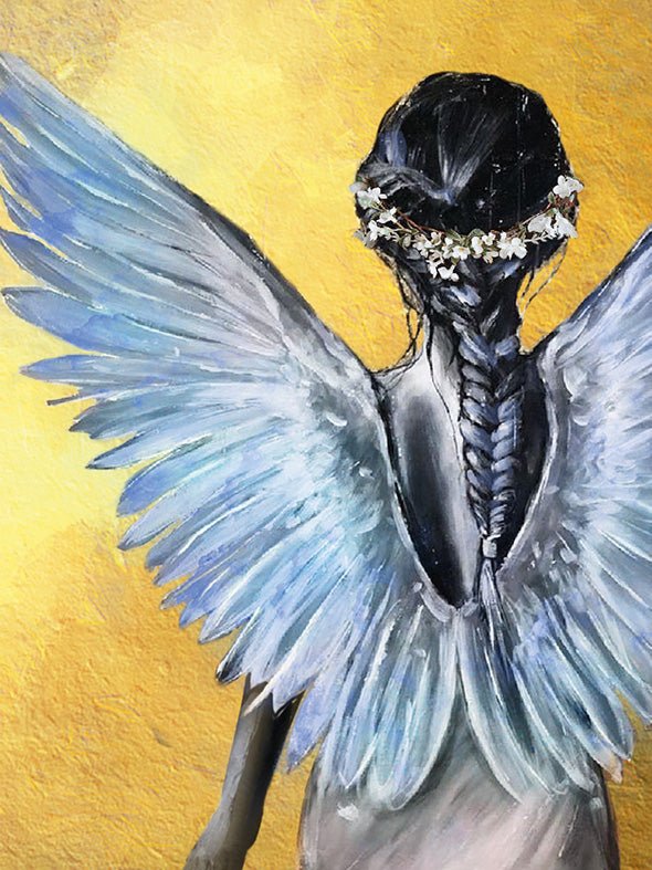 5D Diamond Painting 30x40 cm | Guardian Angel (LE149e) – Diamond painting | Varvikas.Shop