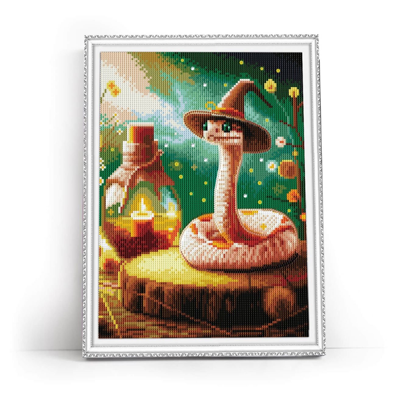 5D Diamond Painting 30x40 cm | Snakey the Sorceress (LE160e) – Diamond painting | Varvikas.Shop