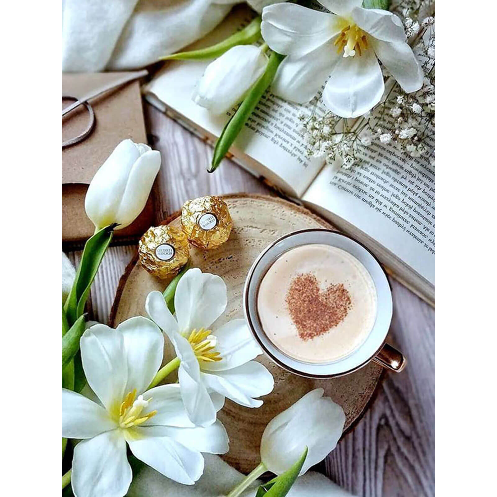 5D Diamond Painting 30x40 cm | Sunday morning (LE150e) – Diamond painting | Varvikas.Shop