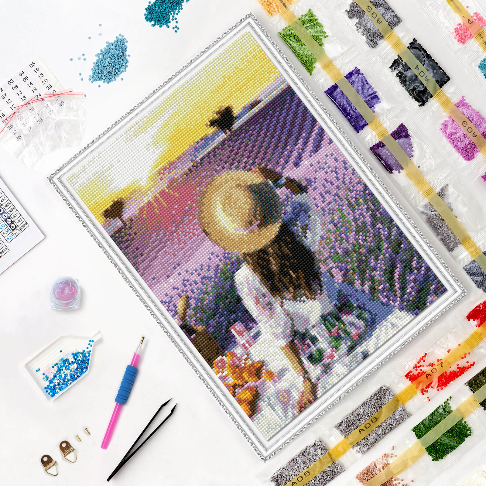 5D Diamond Painting 30x40 cm | Sunset Dreams (LE143e) – Diamond painting | Varvikas.Shop