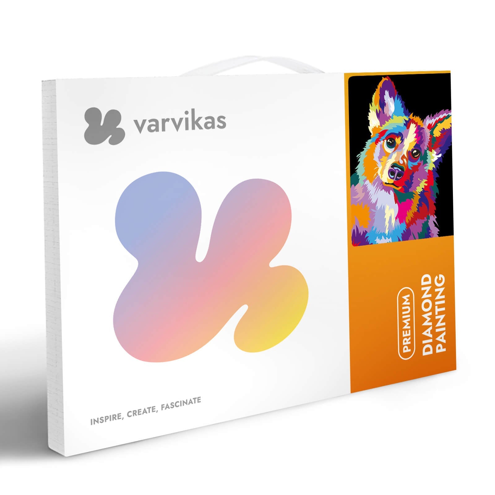 5D Diamond Painting 30x40 cm | Through the eyes of a corgi (LE135e) – Diamond painting | Varvikas.Shop