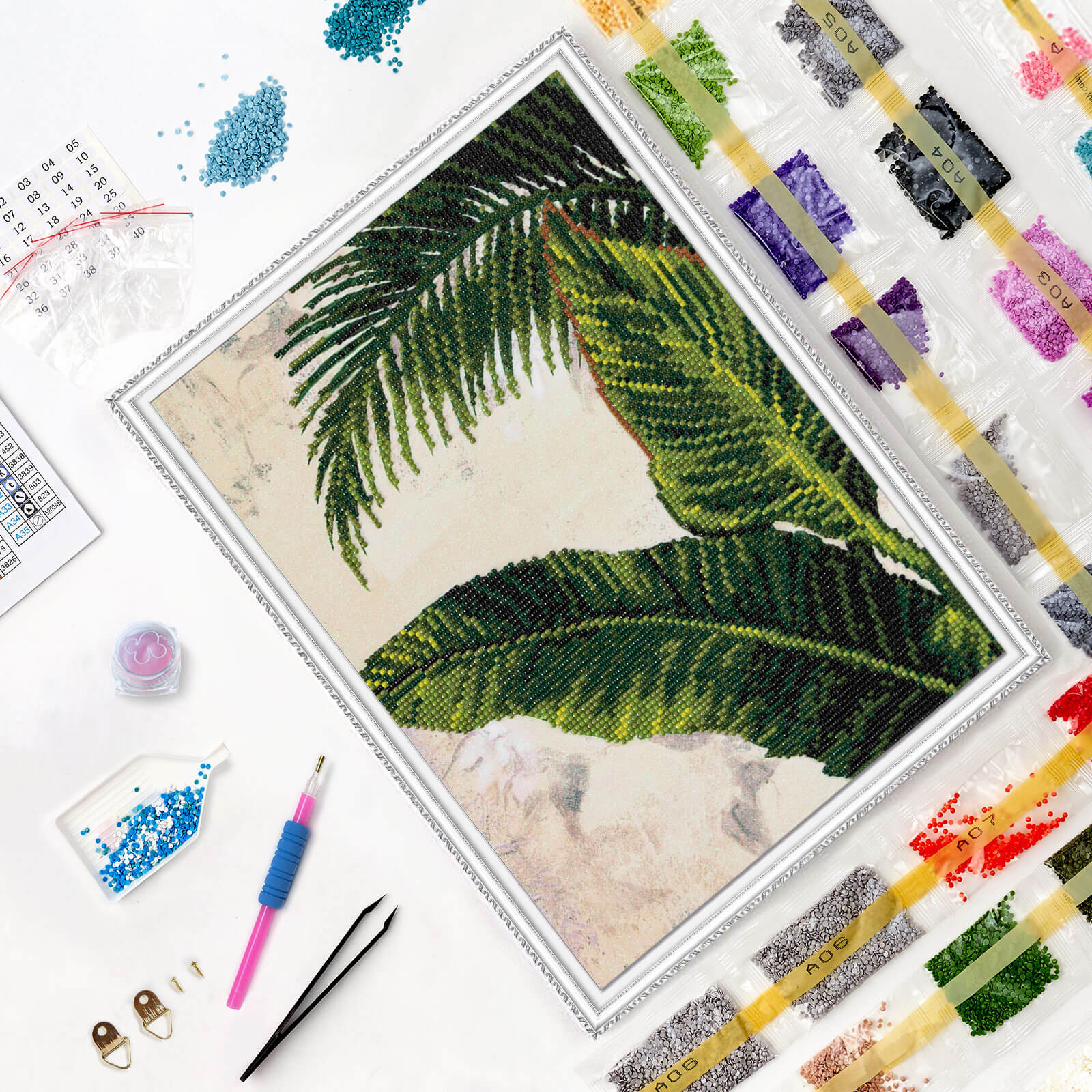5D Diamond Painting 30x40 cm | Tropics (LE155e) – Diamond painting | Varvikas.Shop