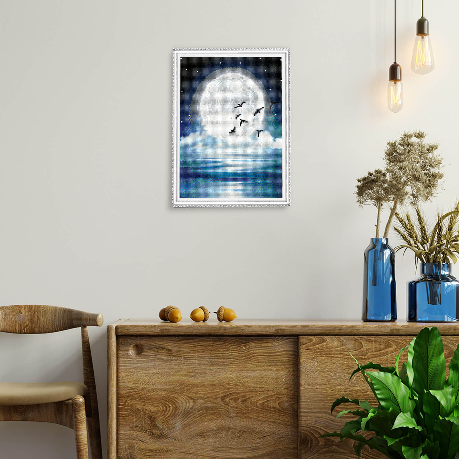 5D Diamond Painting 30x40 cm | Under the Moonlight (LE141e) – Diamond painting | Varvikas.Shop