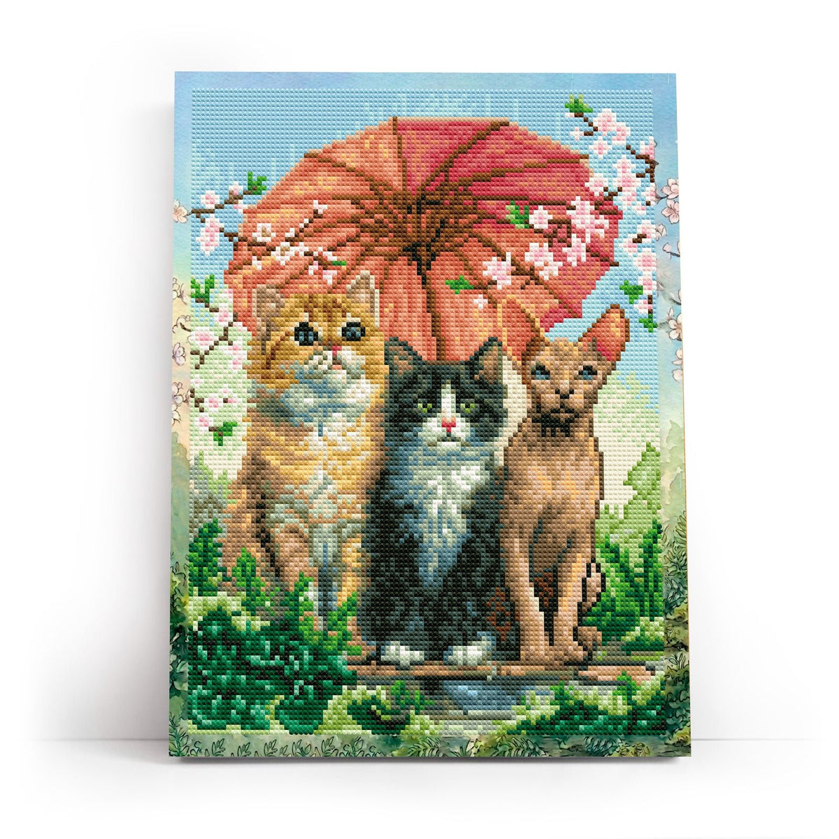 5D Diamond Painting 40×50 cm, Cat Idyll (LG415e) – Diamond painting | Varvikas
