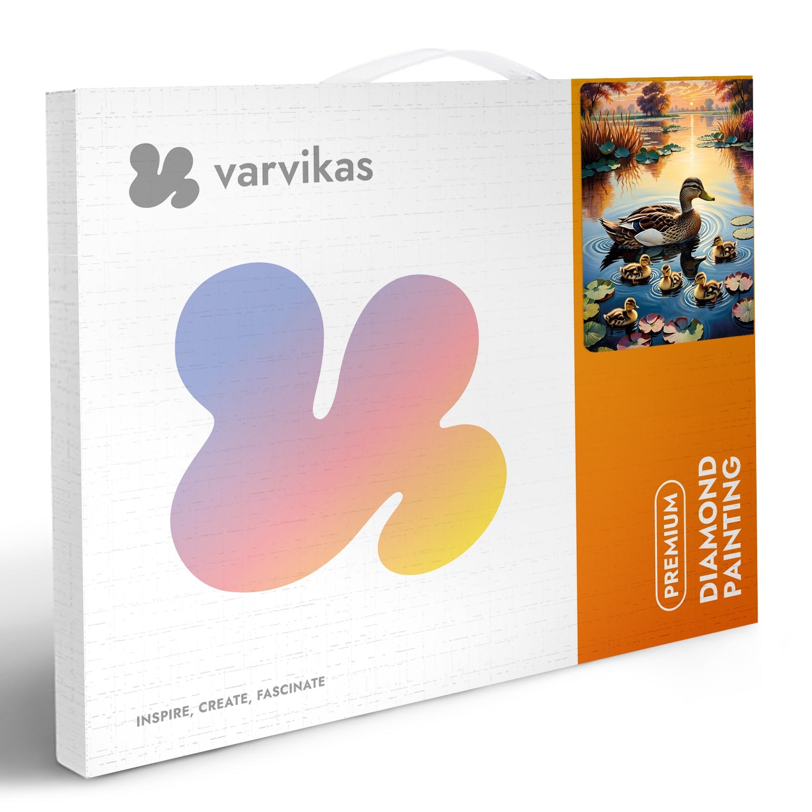 5D Diamond Painting 40×50 cm, Duck Family (LG399e) – Diamond painting | Varvikas.Shop