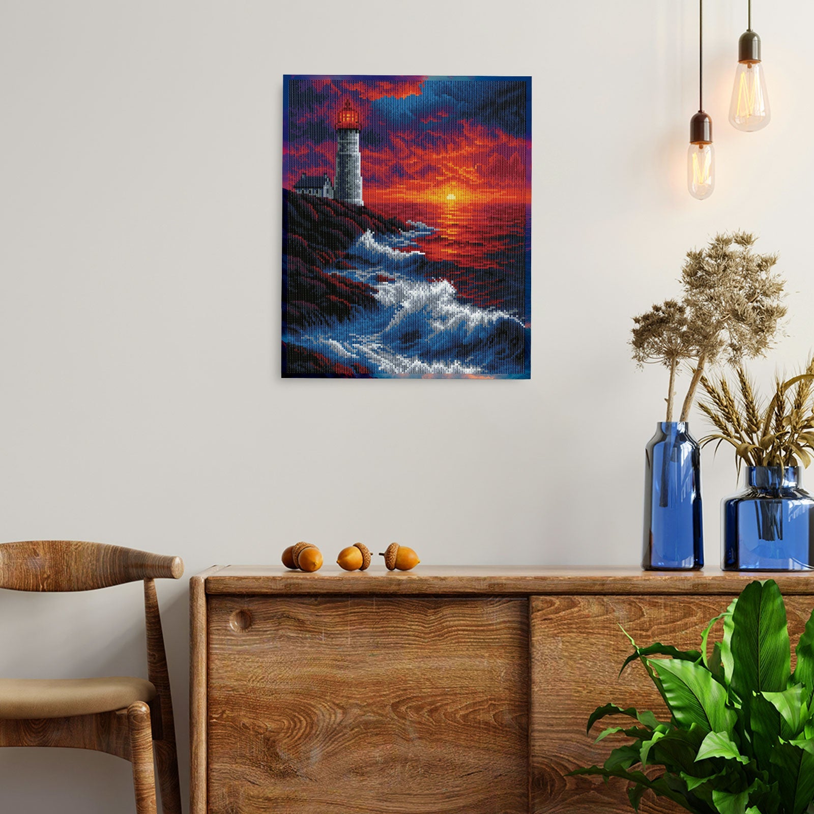 5D Diamond Painting 40×50 cm, Lighthouse (LG404e) – Diamond painting | Varvikas.Shop