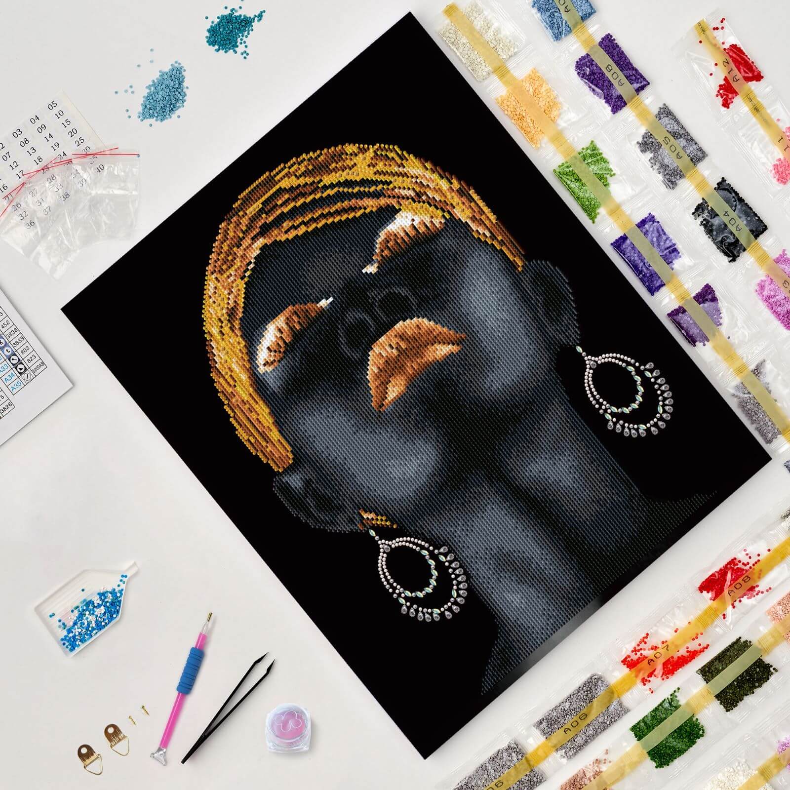 5D Diamond Painting 40x50 cm | African grace (LG349e) – Diamond painting | Varvikas.Shop