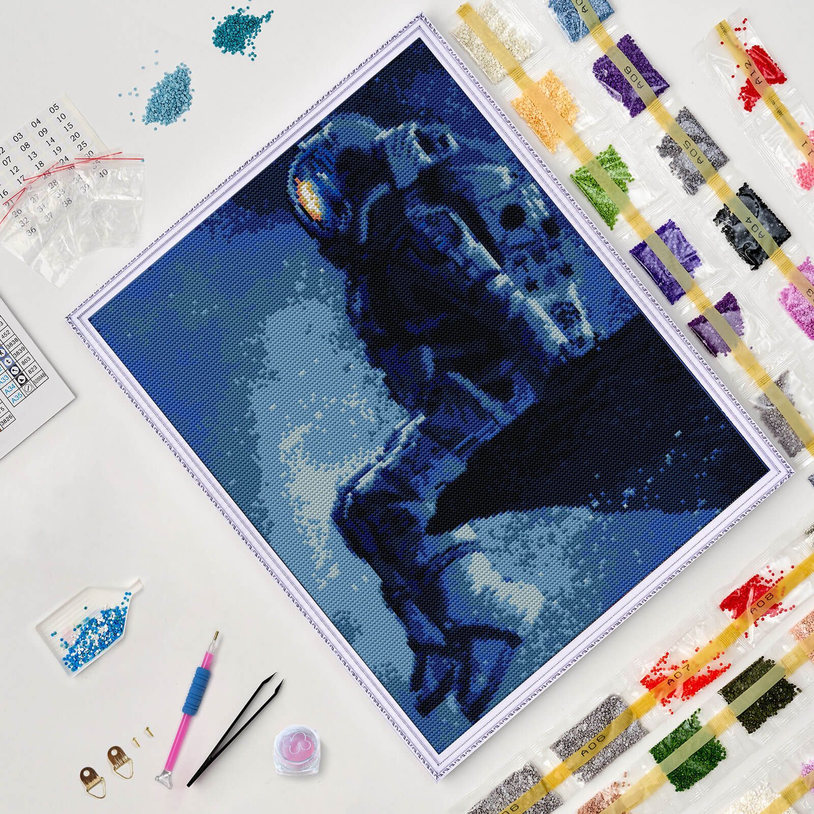 5D Diamond Painting 40x50 cm | Astronaut (LG240e) – Diamond painting | Varvikas.Shop