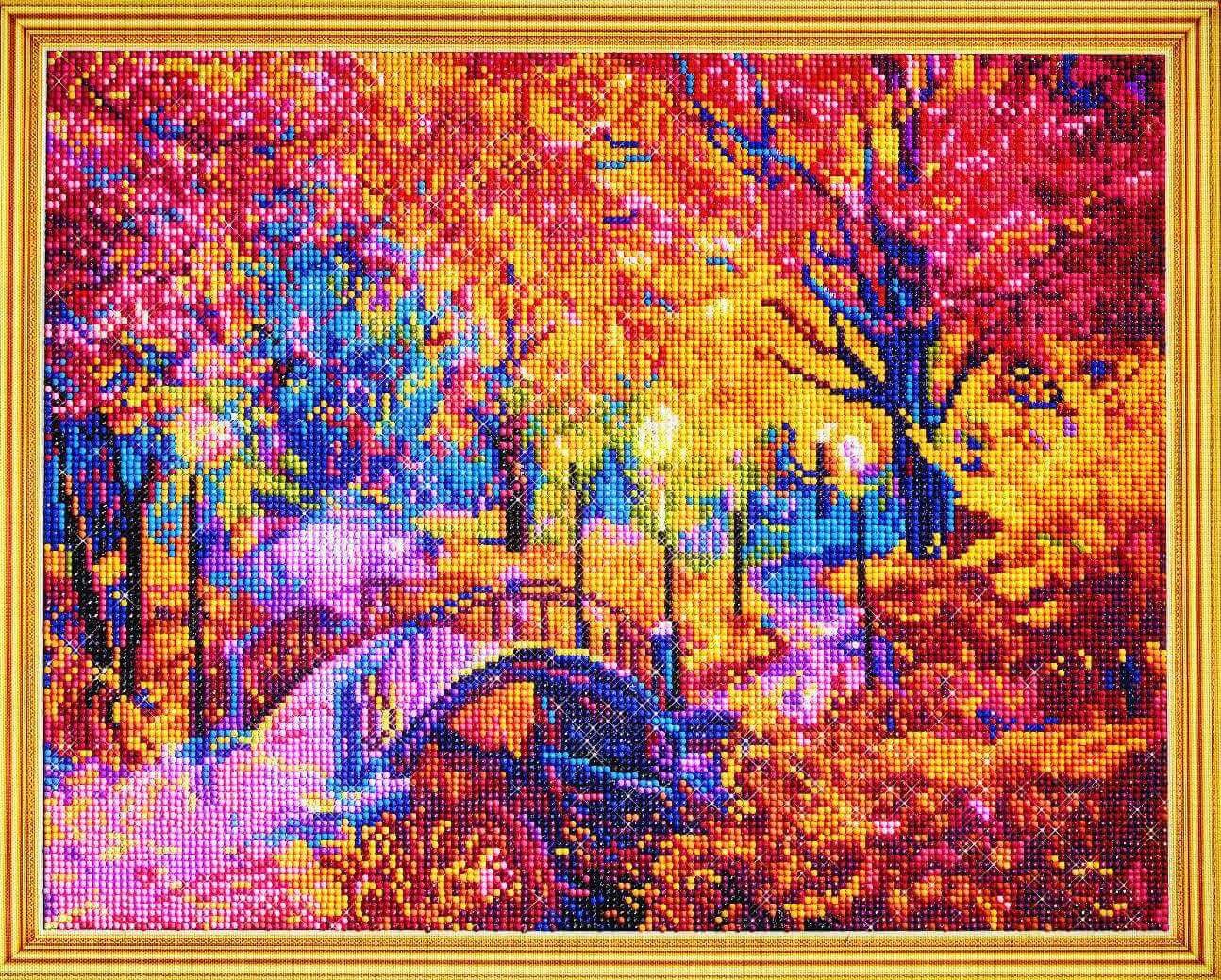 5D Diamond Painting 40x50 cm | Autumn Colours (LG256e) – Diamond painting | Varvikas.Shop