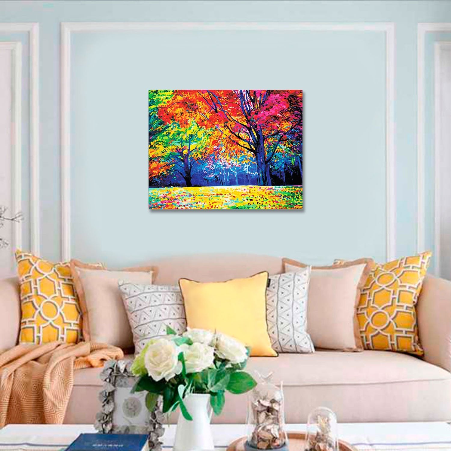 5D Diamond Painting 40x50 cm | Autumn Forest (LG229e) – Diamond painting | Varvikas.Shop