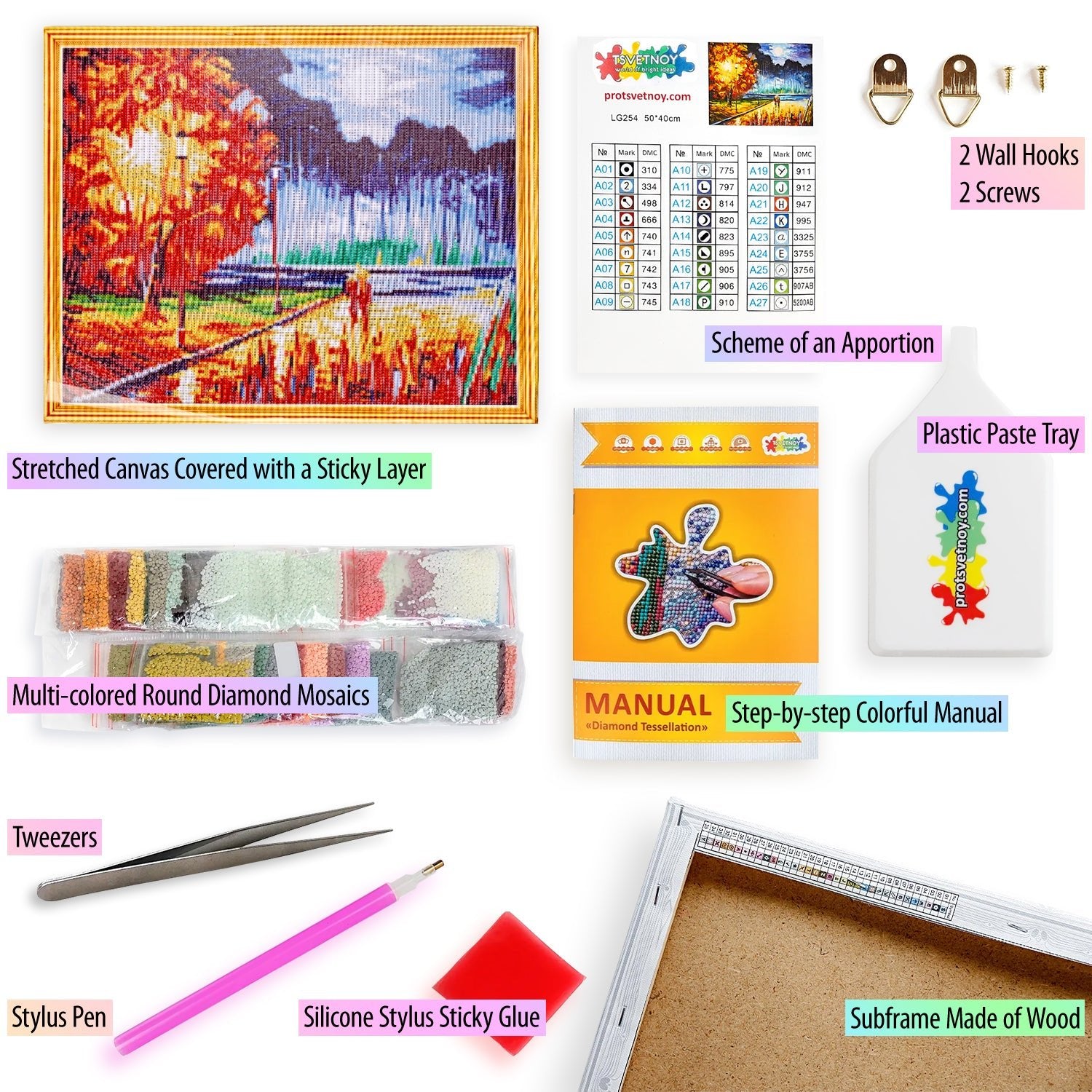 5D Diamond Painting 40x50 cm | Autumn Mood (LG254e) – Diamond painting | Varvikas.Shop