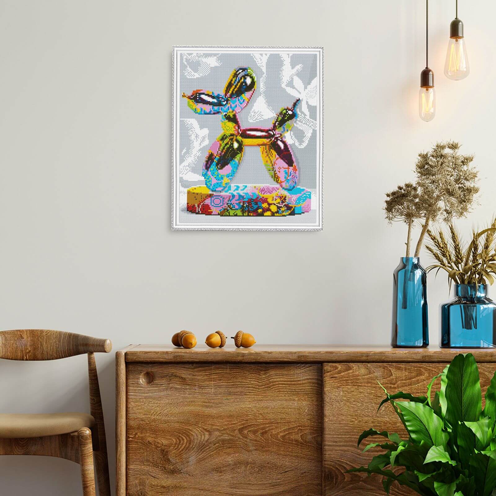 5D Diamond Painting 40x50 cm | Balloon Dog (LG326e) – Diamond painting | Varvikas.Shop