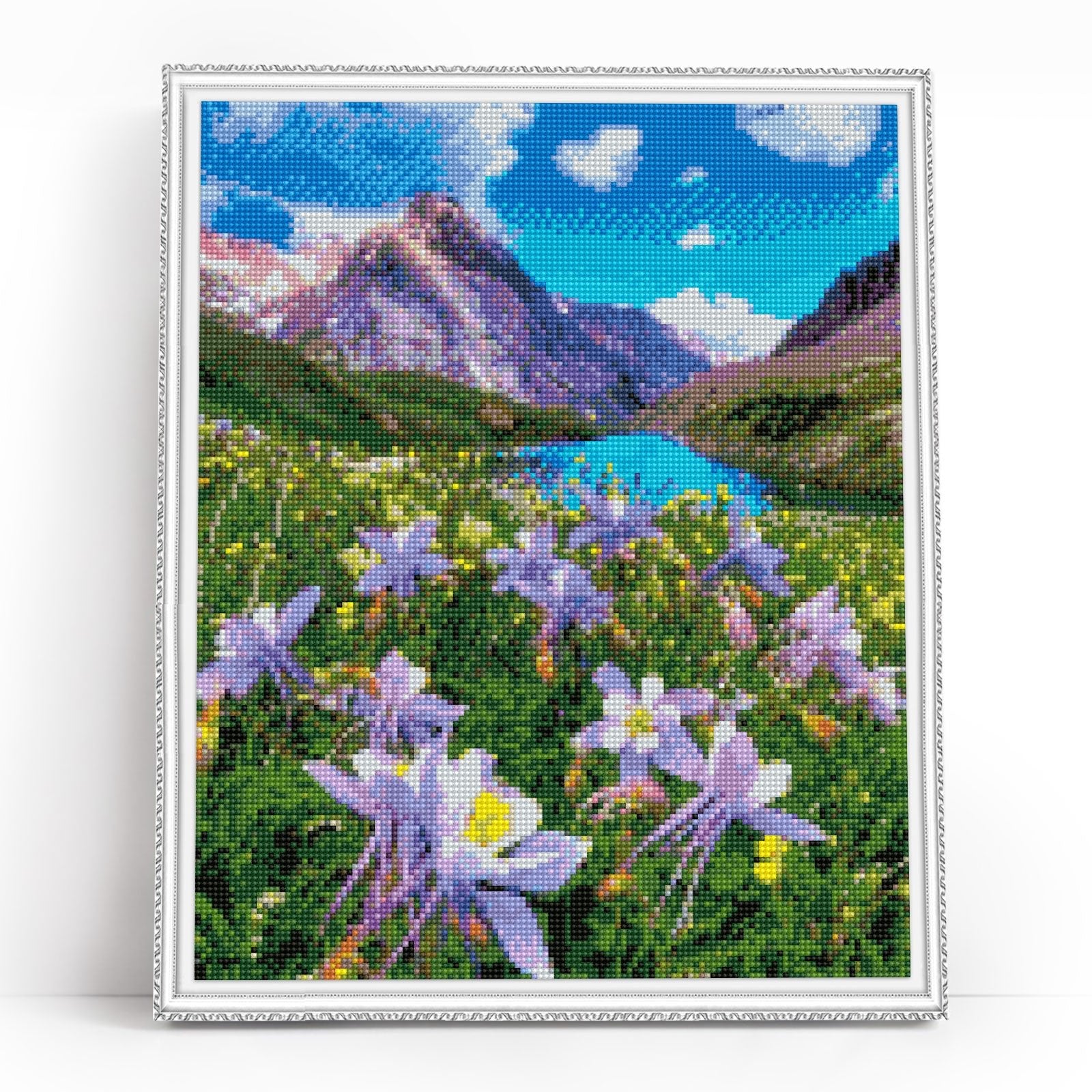 5D Diamond Painting 40x50 cm | Blooming Meadow (LG302e) – Diamond painting | Varvikas.Shop