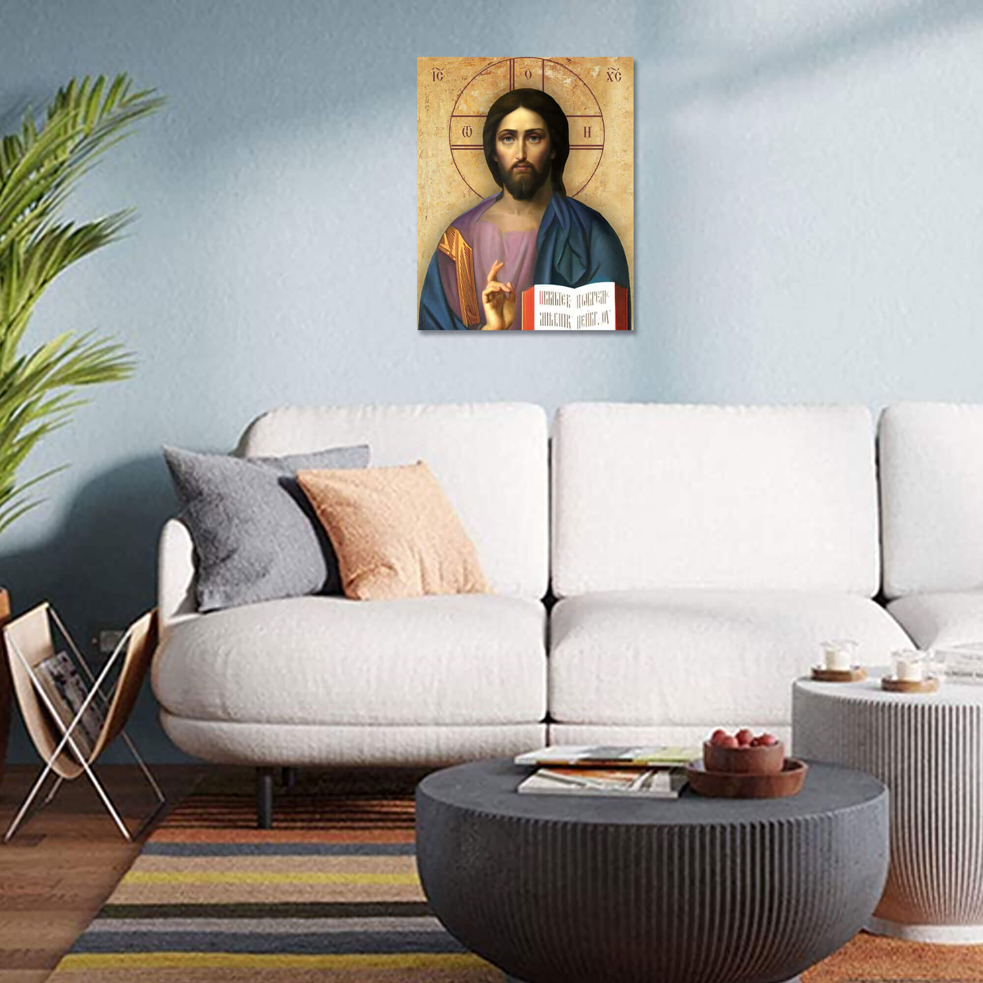 5D Diamond Painting 40x50 cm | Christ Pantocrator (LGP028e) – Diamond painting | Varvikas.Shop