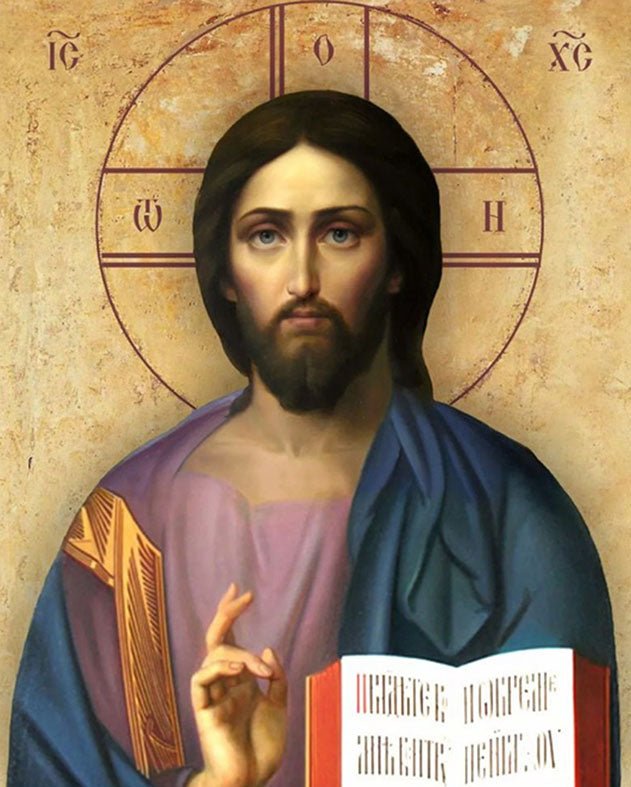 5D Diamond Painting 40x50 cm | Christ Pantocrator (LGP028e) – Diamond painting | Varvikas.Shop