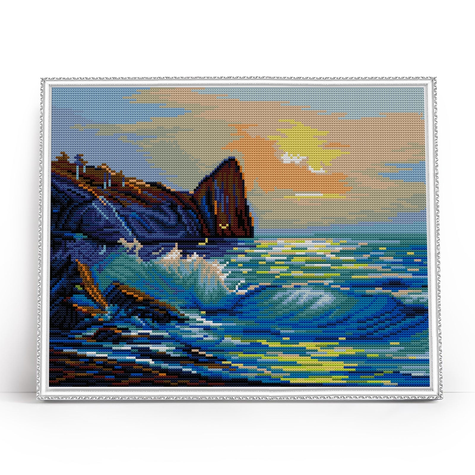 5D Diamond Painting 40x50 cm | Coastal Landscape (LG258e) – Diamond painting | Varvikas.Shop