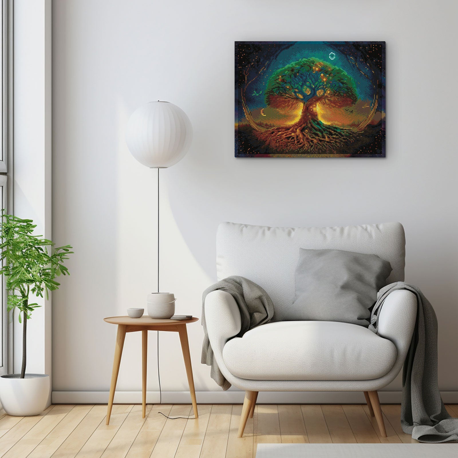 5D Diamond Painting 40x50 cm | Cosmic Roots (LG359e) – Diamond painting | Varvikas.Shop