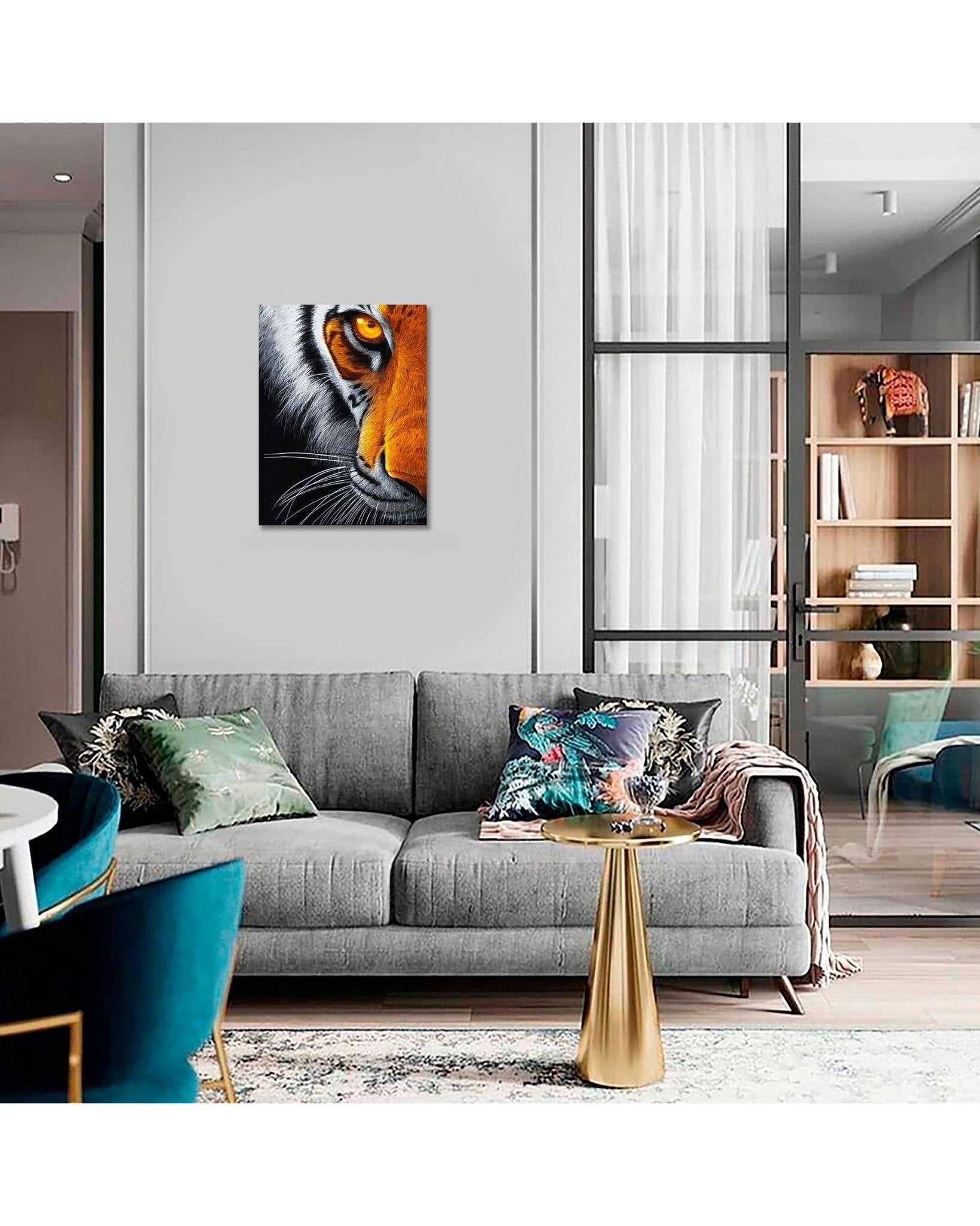 5D Diamond Painting 40x50 cm | Eye of the Predator (LG167e) – Diamond painting | Varvikas.Shop