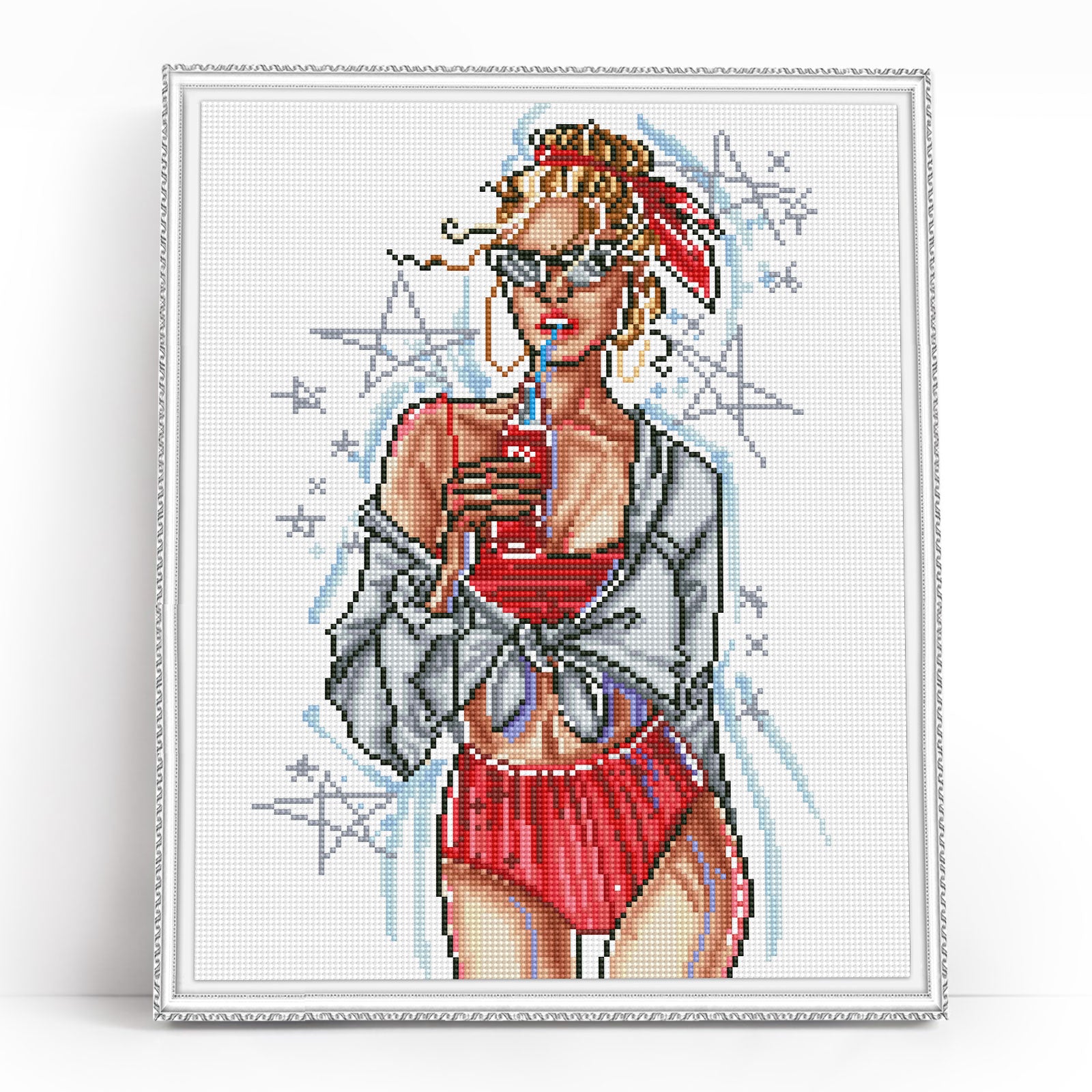 5D Diamond Painting 40x50 cm | Fashionable (LG162e) – Diamond painting | Varvikas.Shop