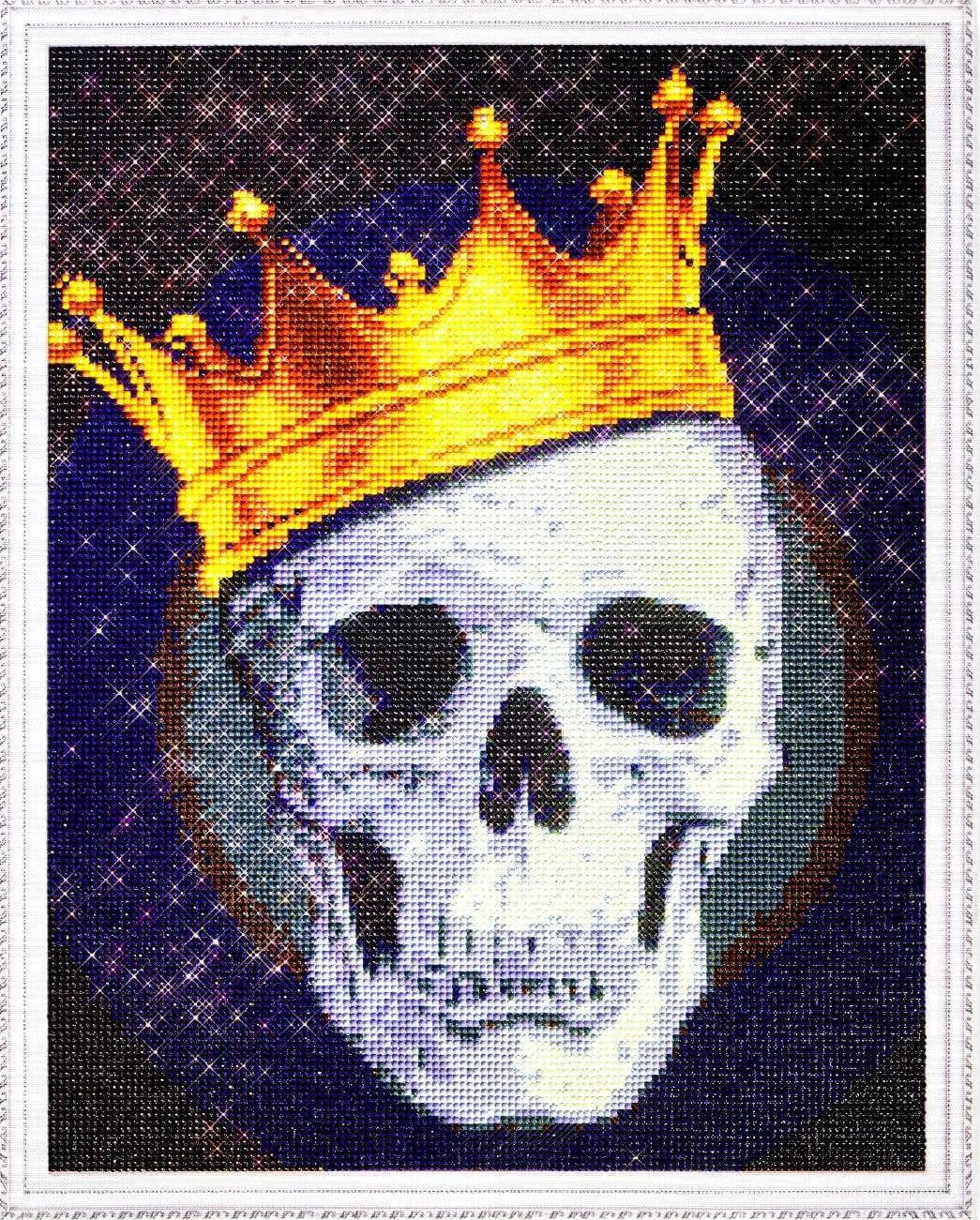 5D Diamond Painting 40x50 cm | Fashionable Skull (LG232e) – Diamond painting | Varvikas.Shop