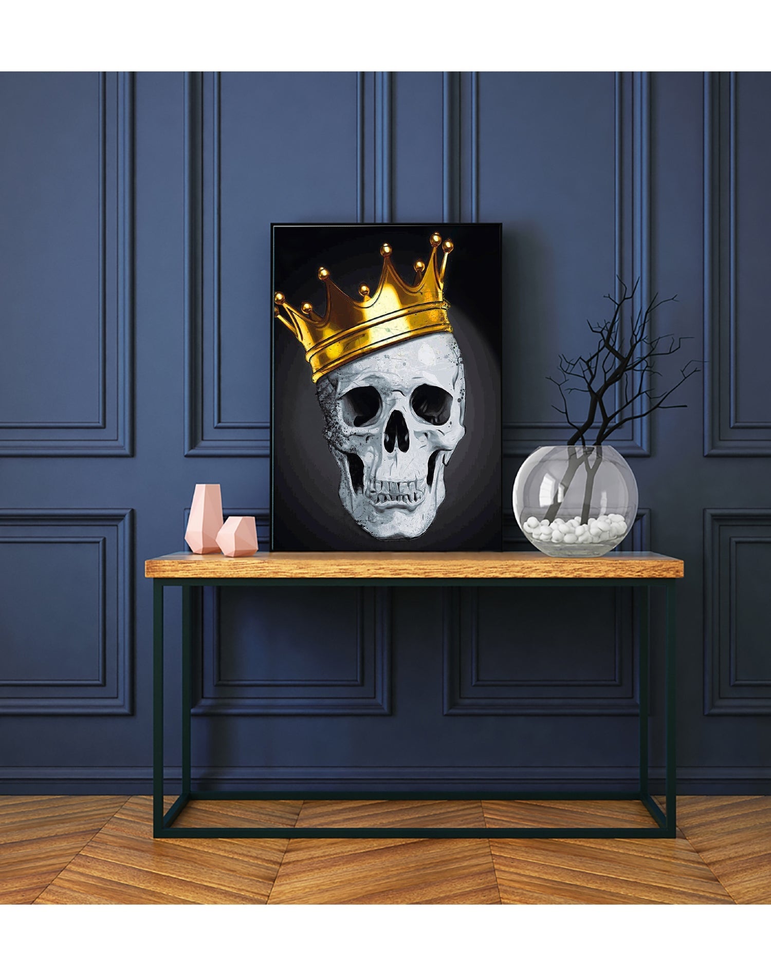 5D Diamond Painting 40x50 cm | Fashionable Skull (LG232e) – Diamond painting | Varvikas.Shop
