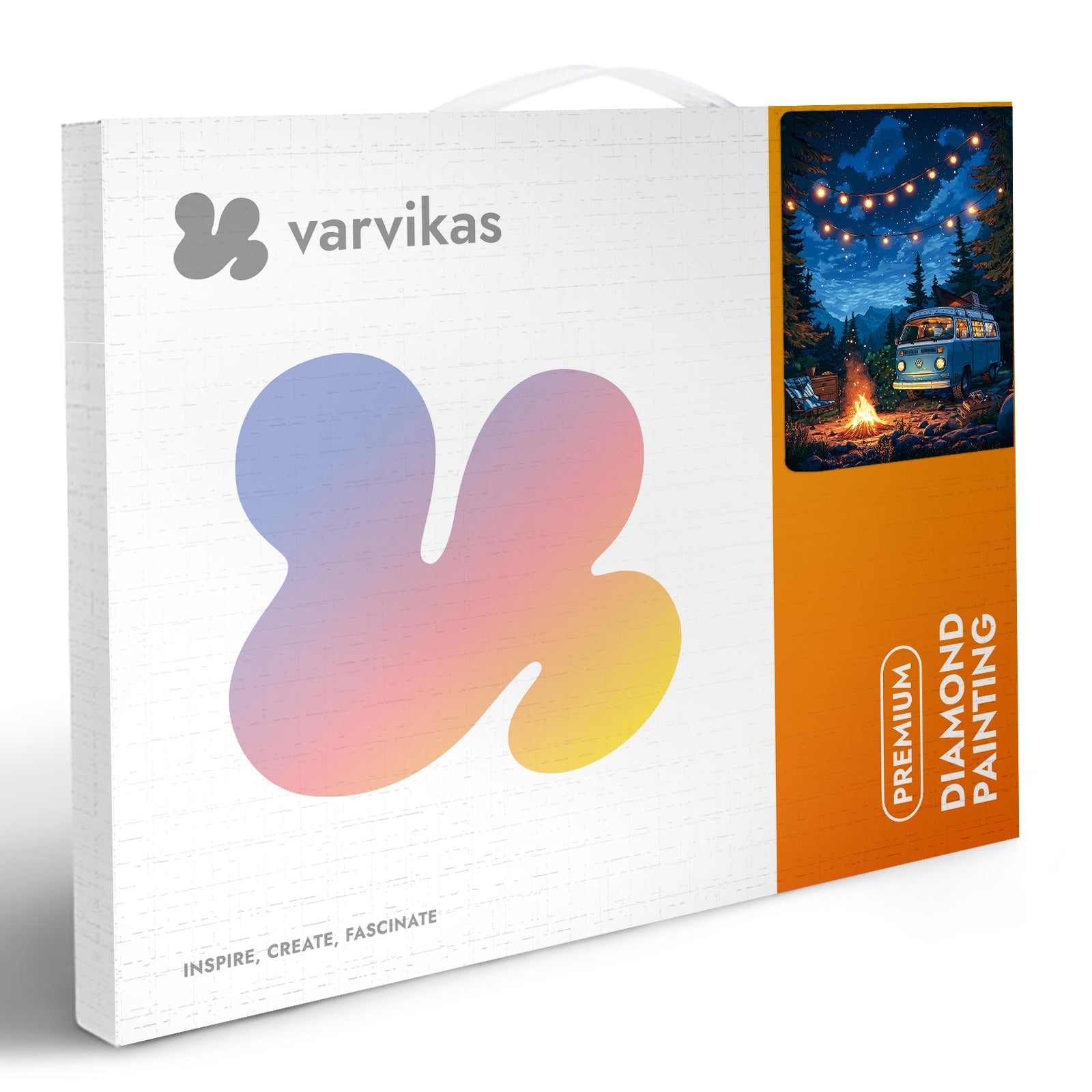 5D Diamond Painting 40x50 cm | Firelight and Starlight (LG364e) – Diamond painting | Varvikas.Shop