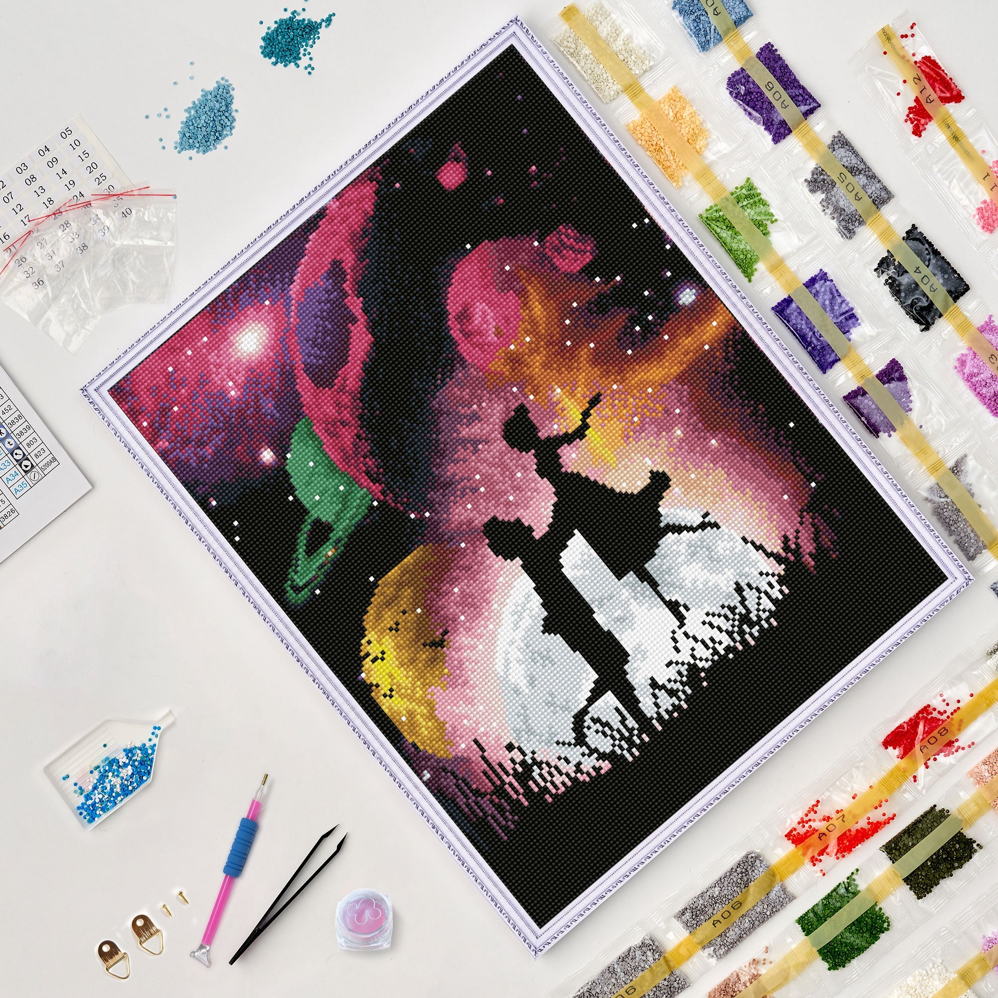 5D Diamond Painting 40x50 cm | First love (LG310e) – Diamond painting | Varvikas.Shop