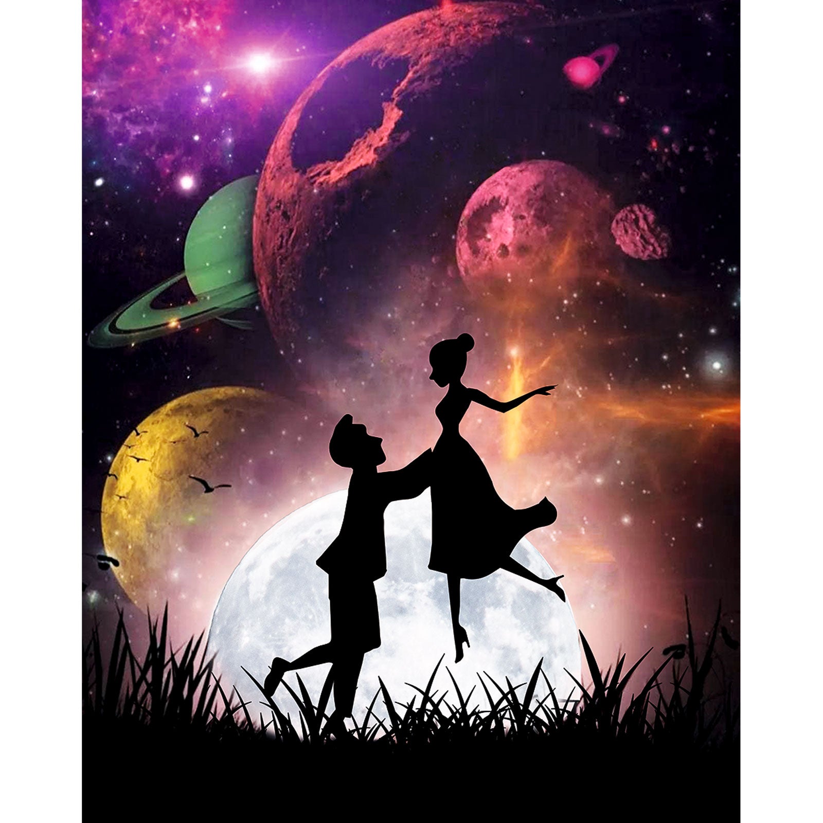 5D Diamond Painting 40x50 cm | First love (LG310e) – Diamond painting | Varvikas.Shop