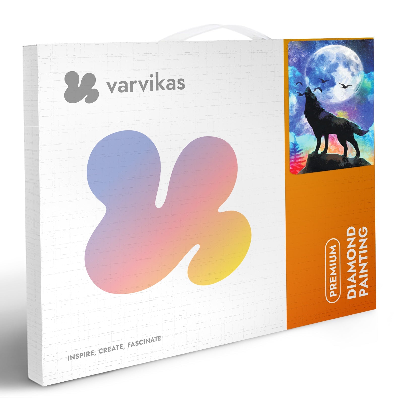 5D Diamond Painting 40x50 cm | Full moon (LG230e) – Diamond painting | Varvikas.Shop