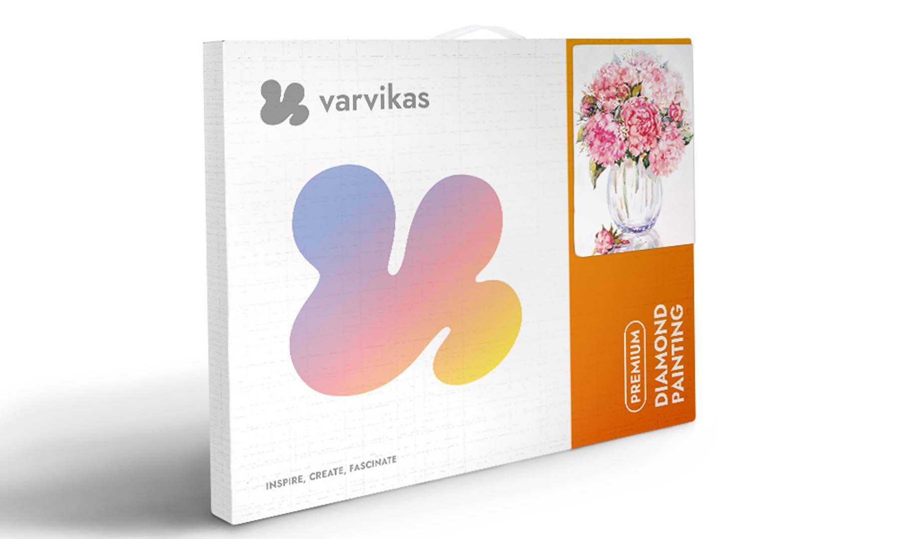 5D Diamond Painting 40x50 cm | Gentle peonies (LG029e) – Diamond painting | Varvikas.Shop