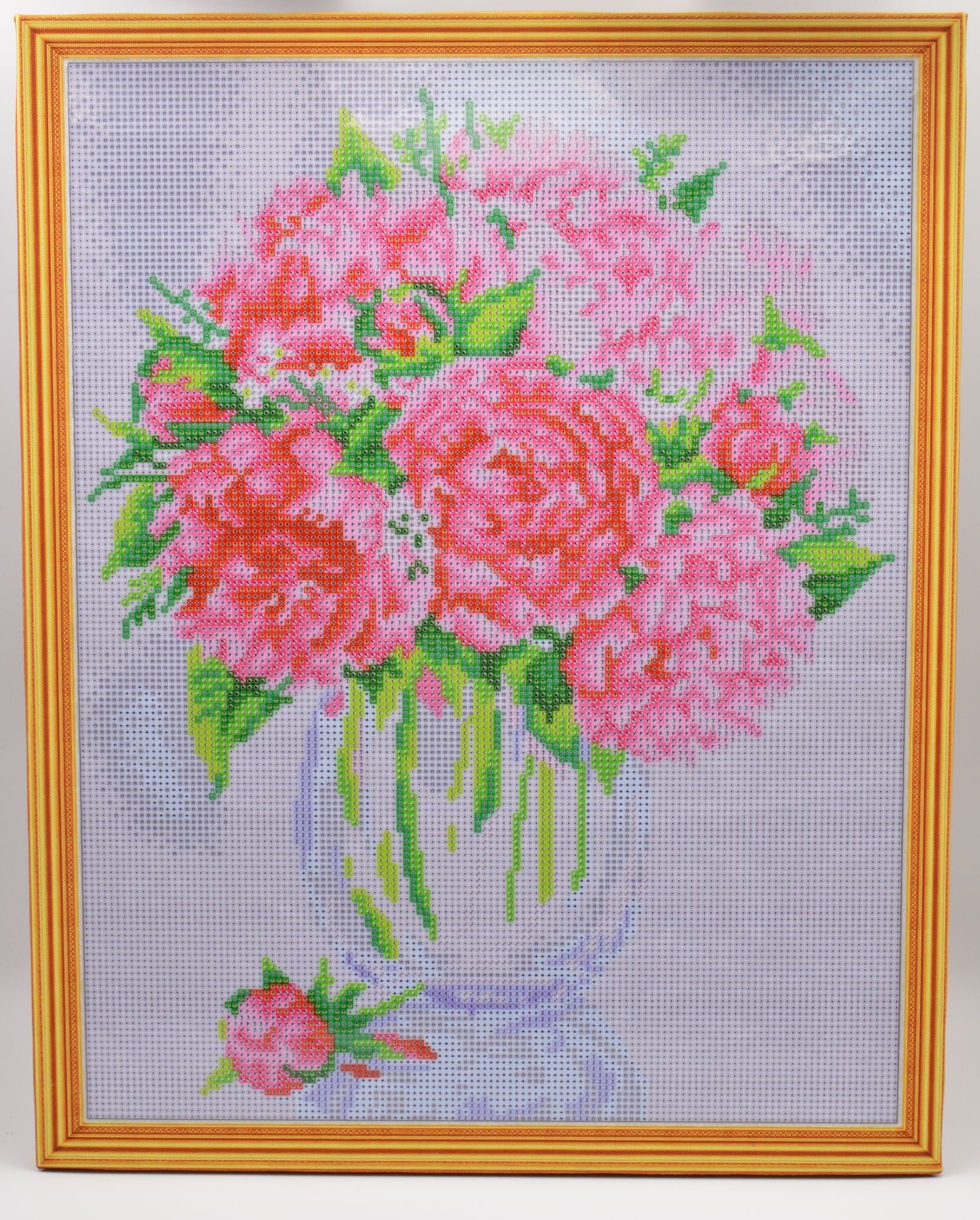 5D Diamond Painting 40x50 cm | Gentle peonies (LG029e) – Diamond painting | Varvikas.Shop
