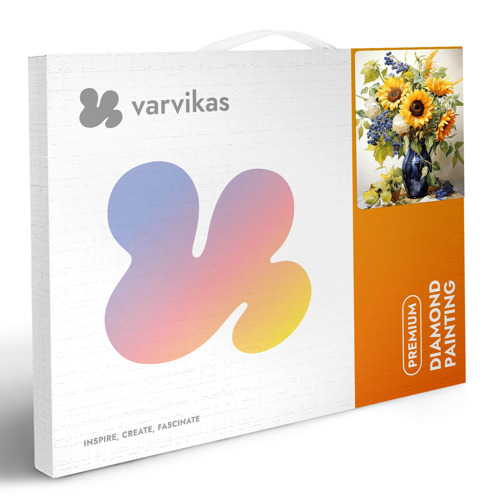 5D Diamond Painting 40x50 cm | Golden sunflowers bouquet (LG342e) – Diamond painting | Varvikas.Shop